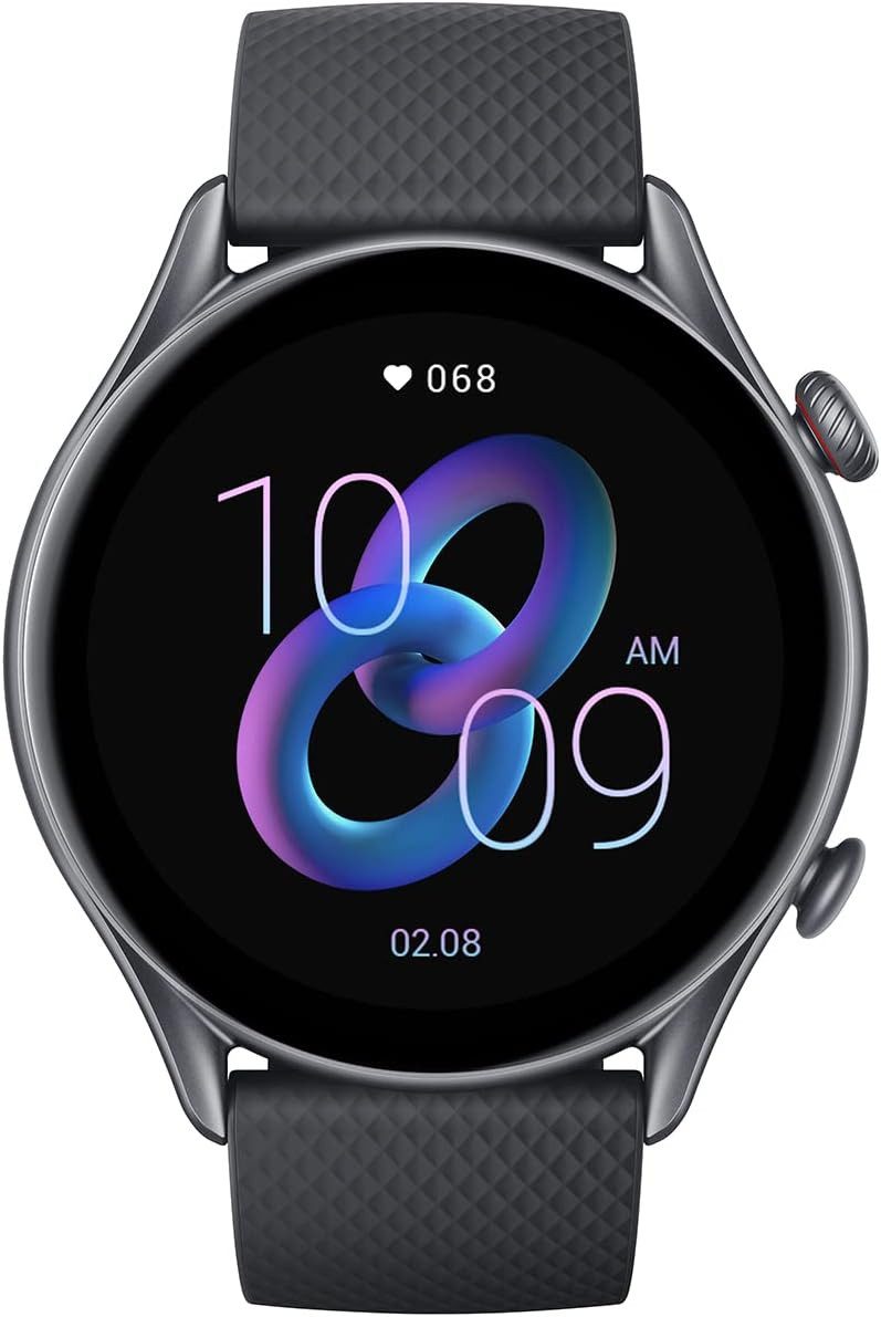 Amazfit Amazfit GTR 3 Pro Smartwatch (3,6 cm, android ios), Smartwatch mit AMOLED, Musik, 150 Sportmodi & Alexa Funktion