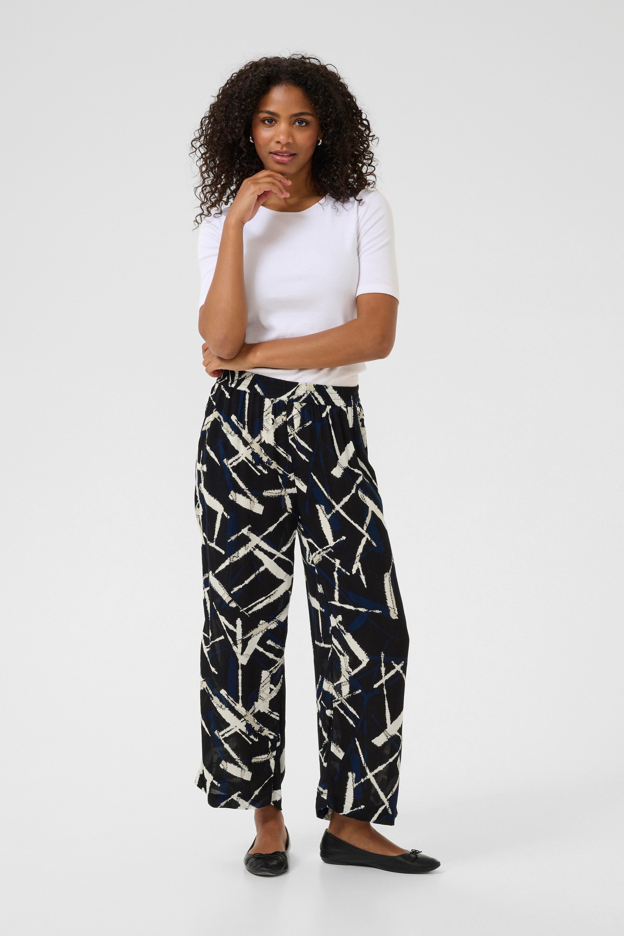 KAFFE Stoffhose Casual Hose KAdacia günstig online kaufen