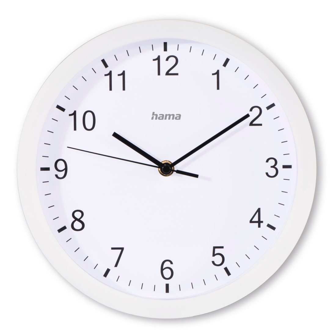 Hama Wanduhr Wanduhr "Elba", Ø 25 cm, ohne Ticken (geräuscharm) günstig online kaufen