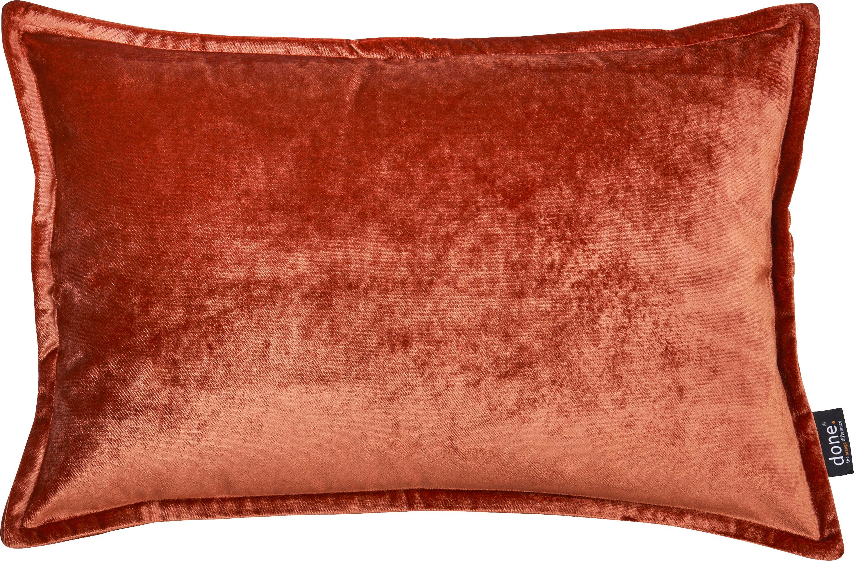done.® Dekokissen Glam, unifarben, Reißverschluss, Kissenhüle günstig online kaufen
