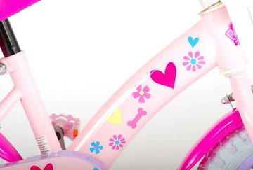 PAW PATROL Kinderfahrrad Mädchen - Rosa - verschieden Größen - 85% zusammengebaut - bis 60 kg, Rücktrittbremse, Lenkerhöhe einstellbar, Luftbereifung, Plastikfelgen