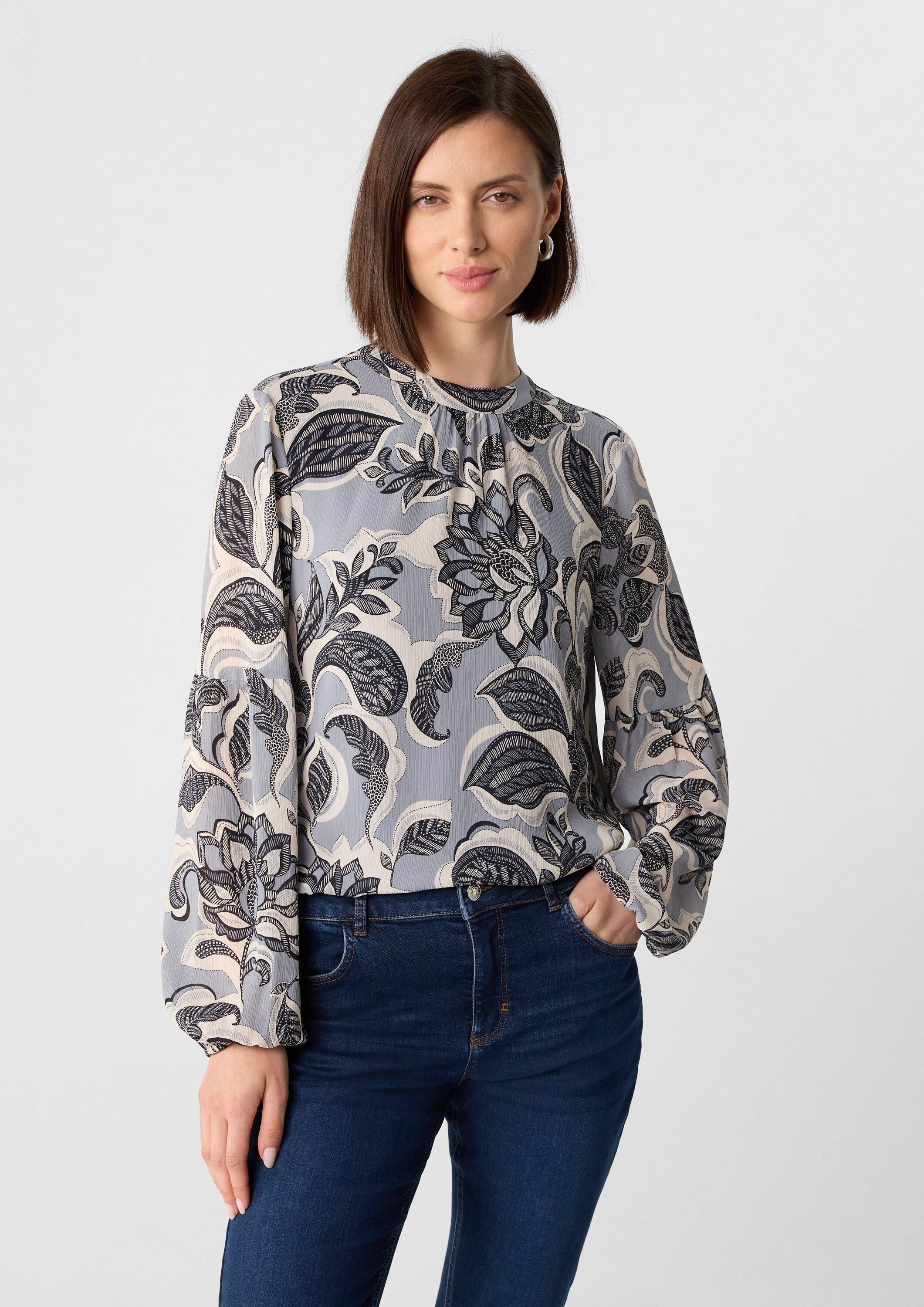 comma Langarmbluse Bluse (1-tlg) günstig online kaufen