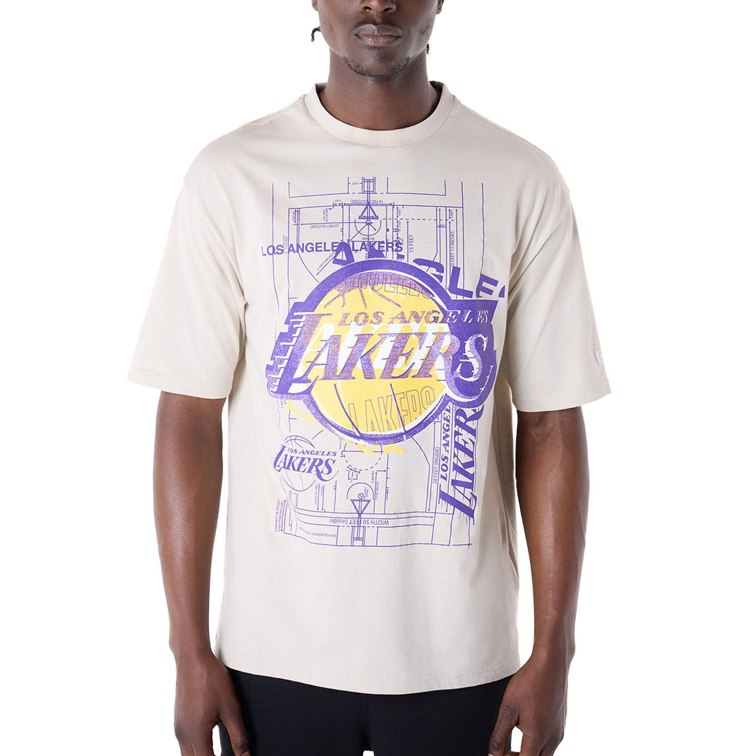 New Era Print-Shirt NBA GRAPHIC Los Angeles Lakers