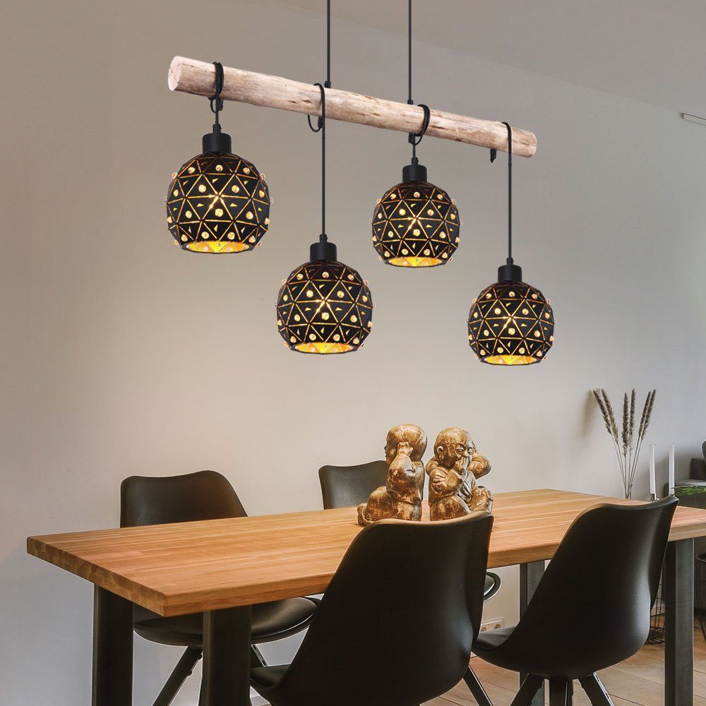 Hängeleuchte, Pendelleuchte Holz Esstischlampe Esszimmer