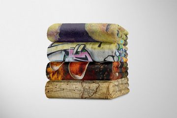 Sinus Art Handtücher Handtuch Strandhandtuch Saunatuch Kuscheldecke mit Fotomotiv Gewürze Kräuter Tr, Baumwolle-Polyester-Mix (1-St), Handtuch