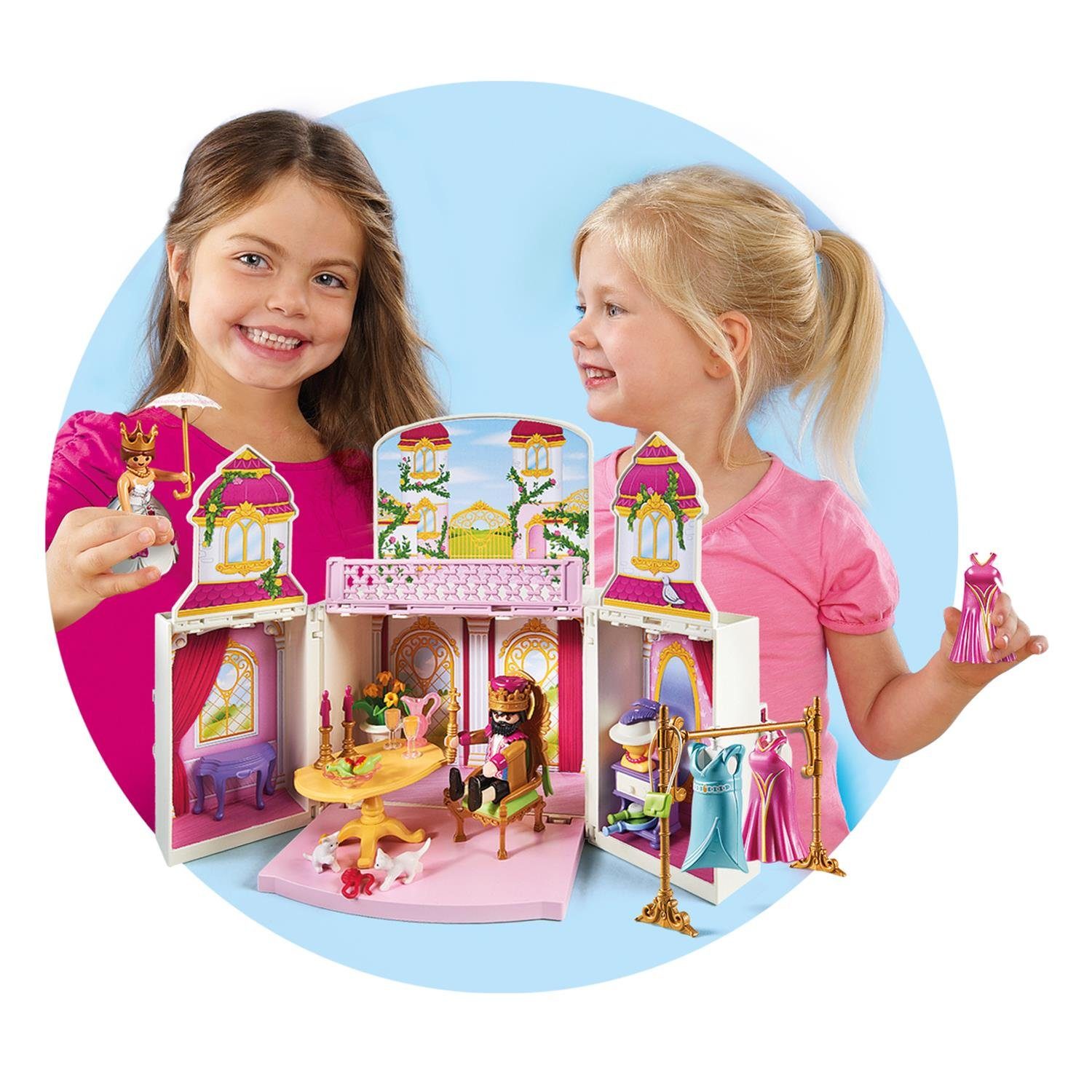 Playmobil® 4898 Aufklapp-Spiel-Box "Königsschloss" Konstruktions-Spielset – Bild 4 von 5