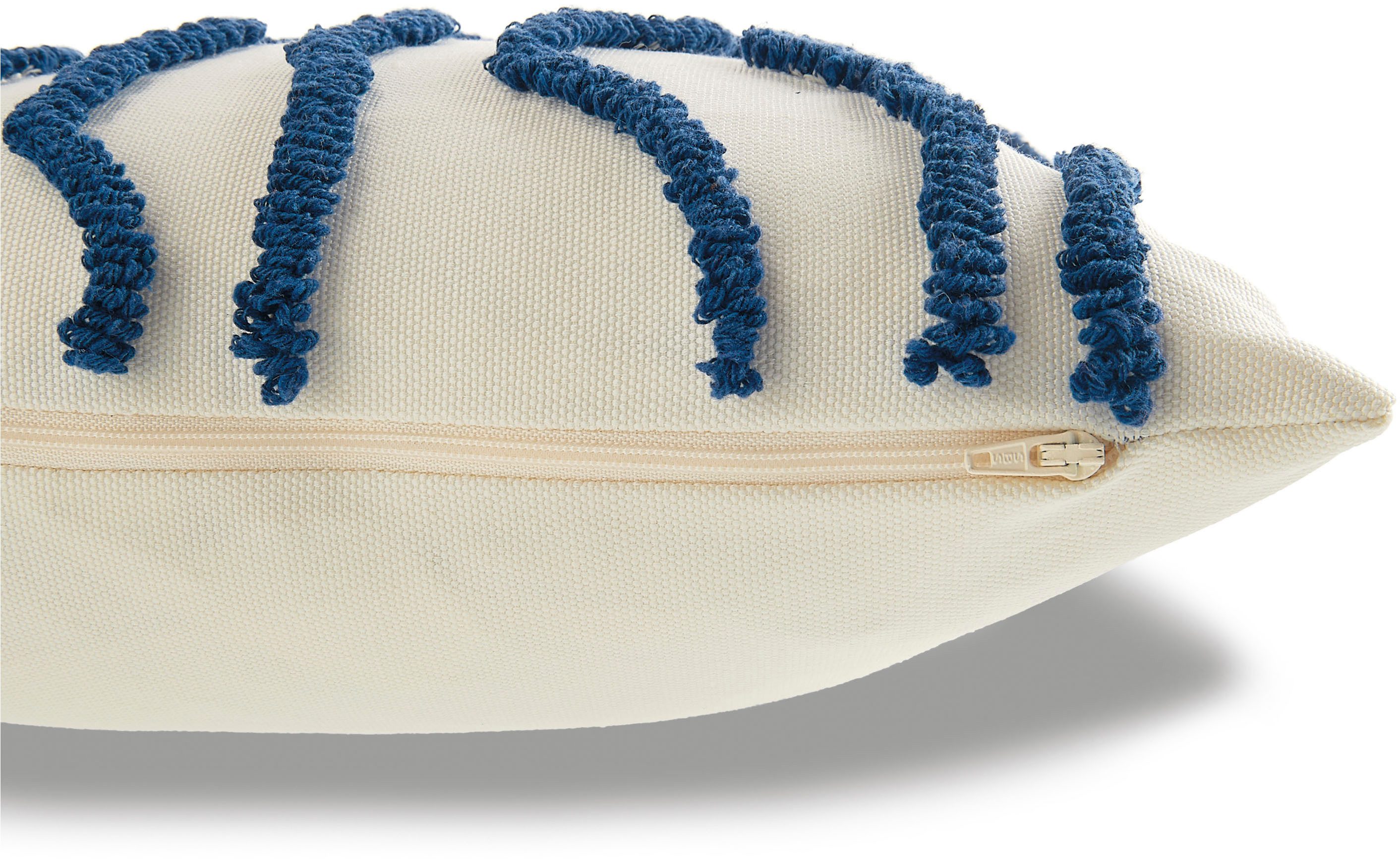 TOM TAILOR HOME Dekokissen Wavy, bestickt, mit hohem Baumwollanteil günstig online kaufen