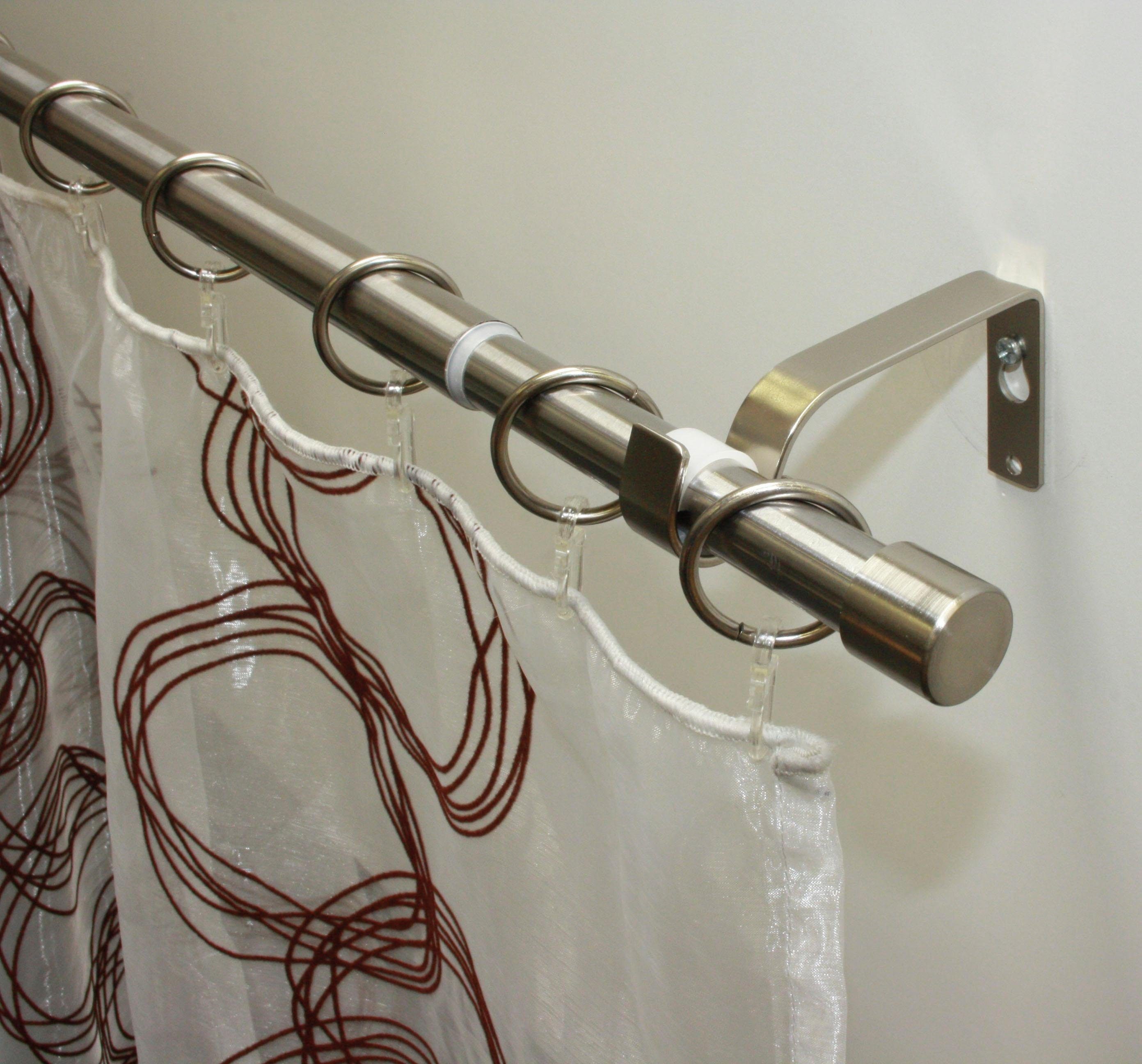 GARDINIA Gardinenstange Set Metall, Ø 19 mm, 1-läufig, ausziehbar, verschra günstig online kaufen