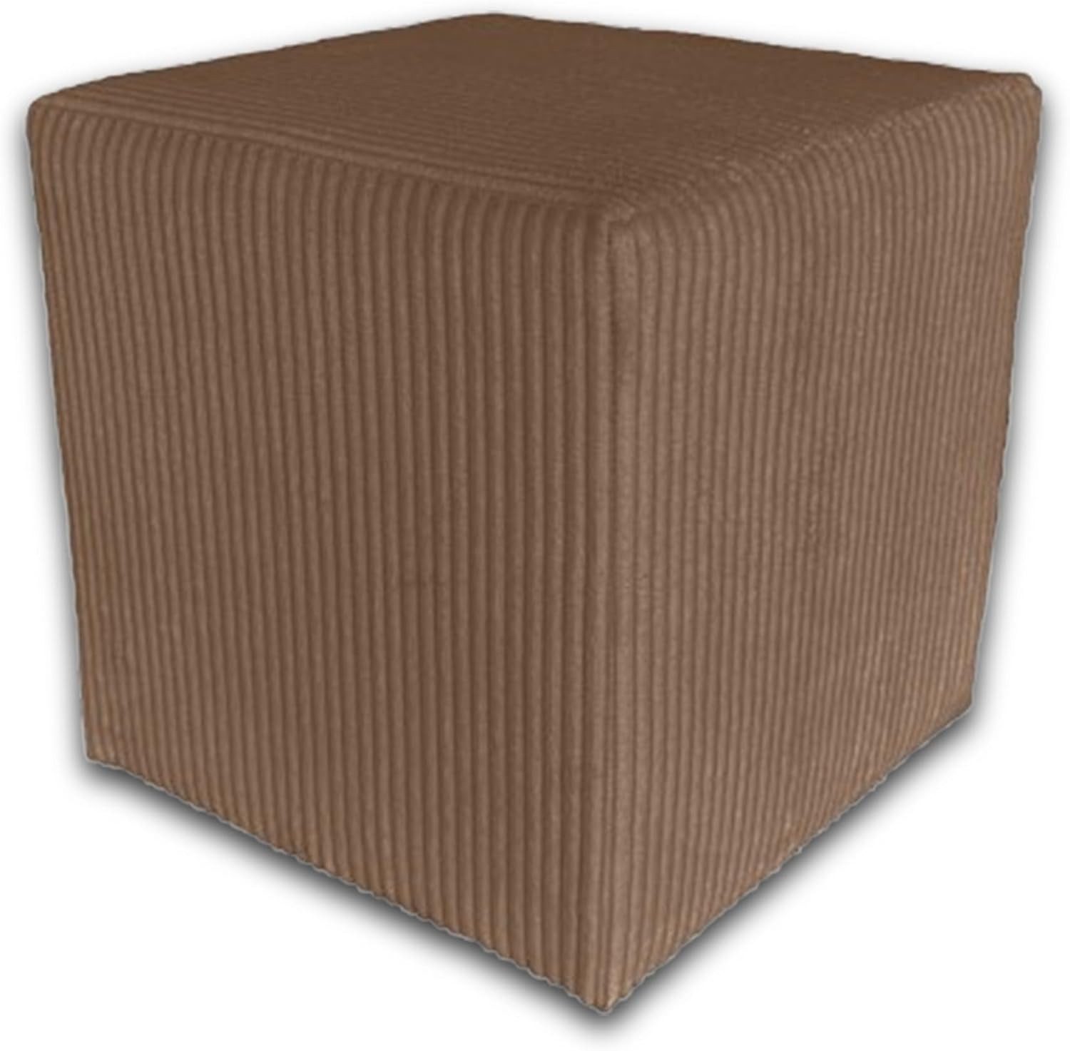Best for Home Кубик для сиденья Best For Home Würfel Pouf Табуретки Beige – Samt, Подставка для ног & Sitzpuff
