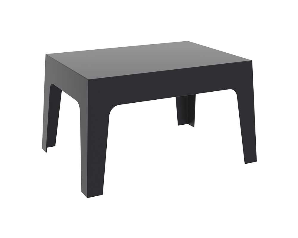 CLP Gartentisch BOX Tisch, stapelbar schwarz