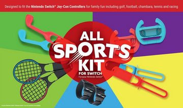 Nintendo Switch Switch Sports All Sports Kit (Bein- und Armriemen, Golfschläger) Switch-Controller (Set, 10 St)