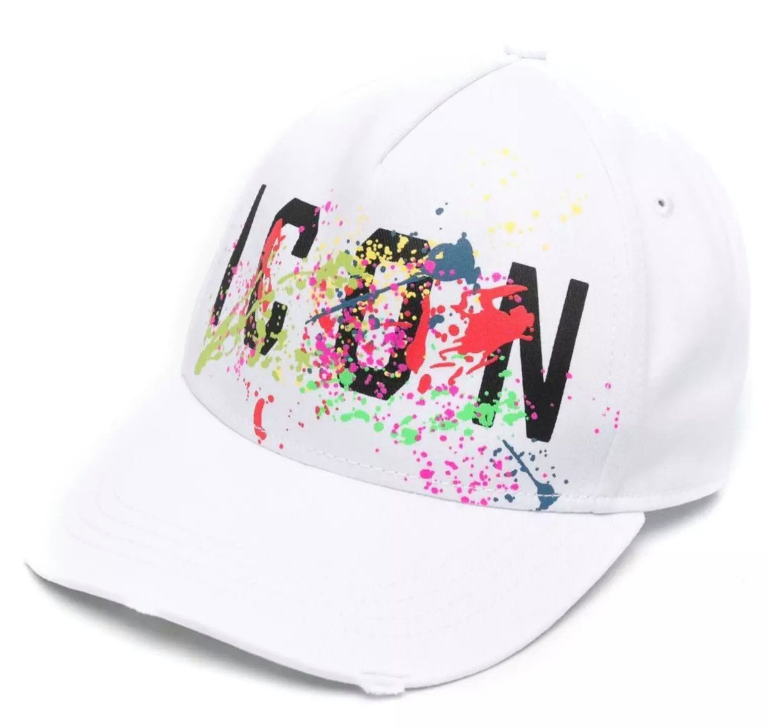 Dsquared2 Baseball Cap Icon Splash Cap Oaint-Splatter Kappe Farbspritzer un günstig online kaufen
