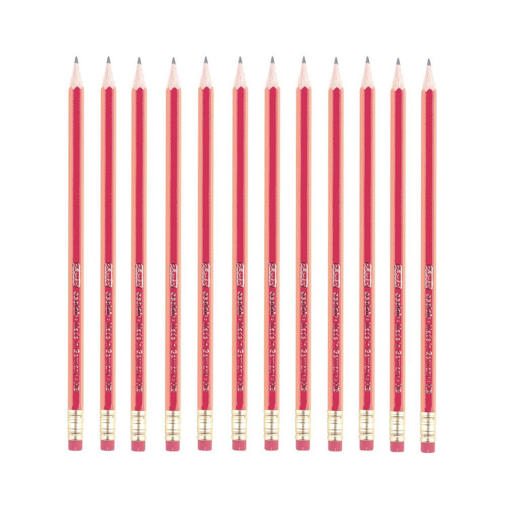 Bleistift 24 Herlitz Bleistifte "Scolair" / Härtegrad: HB / mit Radierer