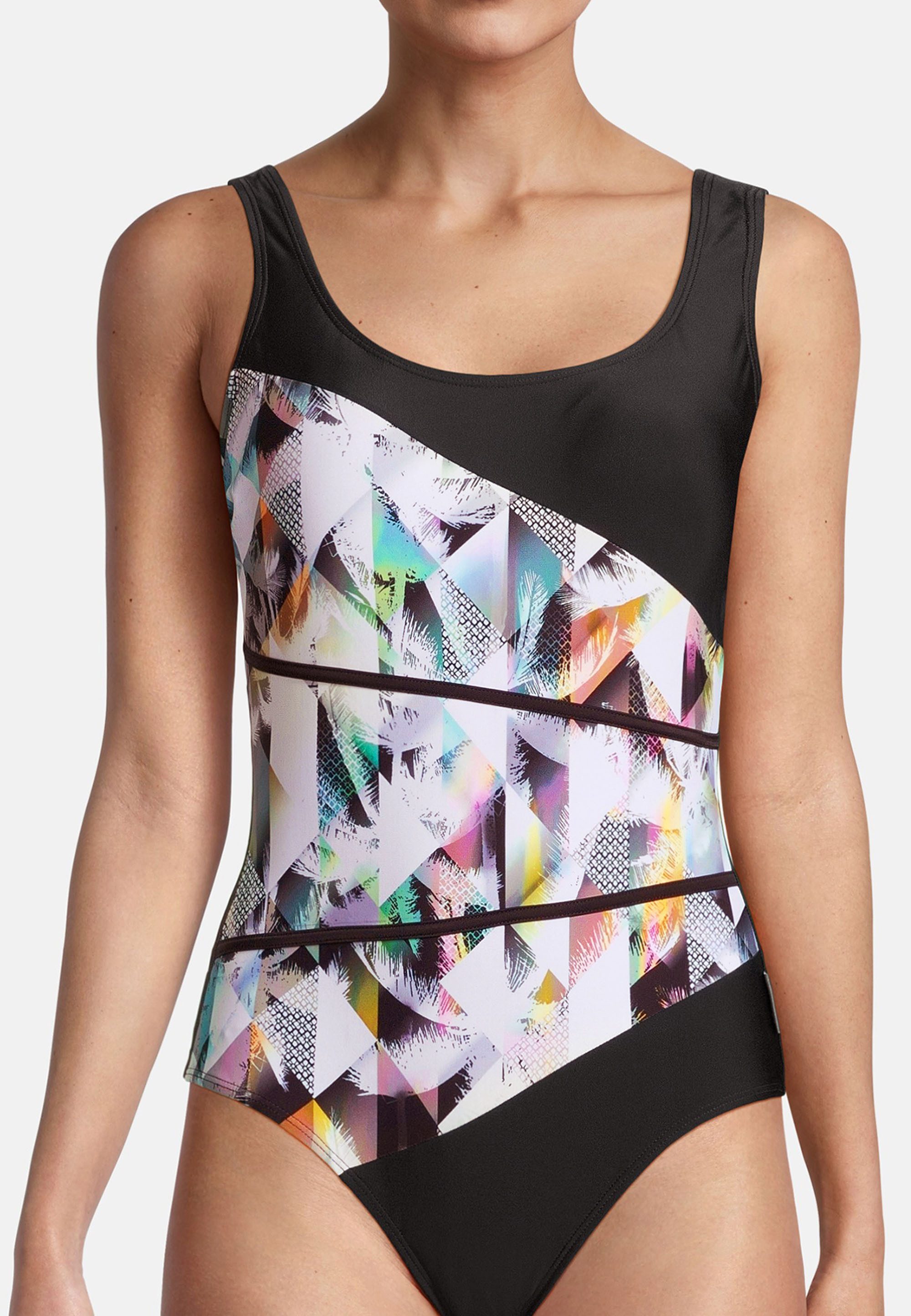 Beco Beermann Badeanzug Heavenly Palms (1-St) mit Shaping-Futter, Soft-Cups und Palmenprint