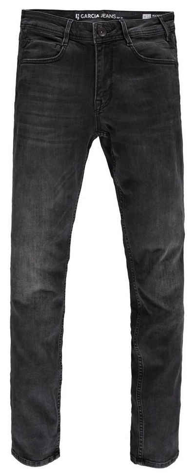 GARCIA JEANS 5-Pocket-Jeans GARCIA ROCKO grey dark used 690.6080