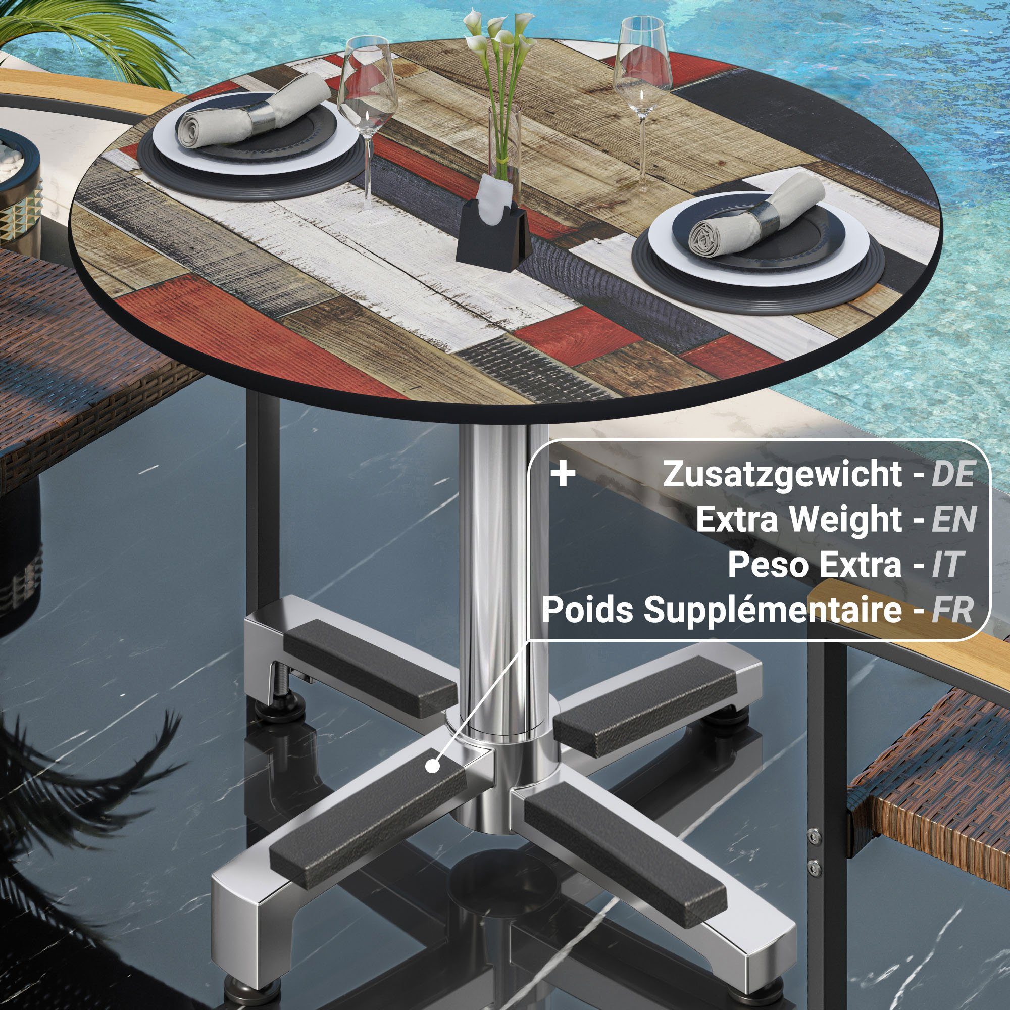 GGMMÖBEL Gartentisch CPBC