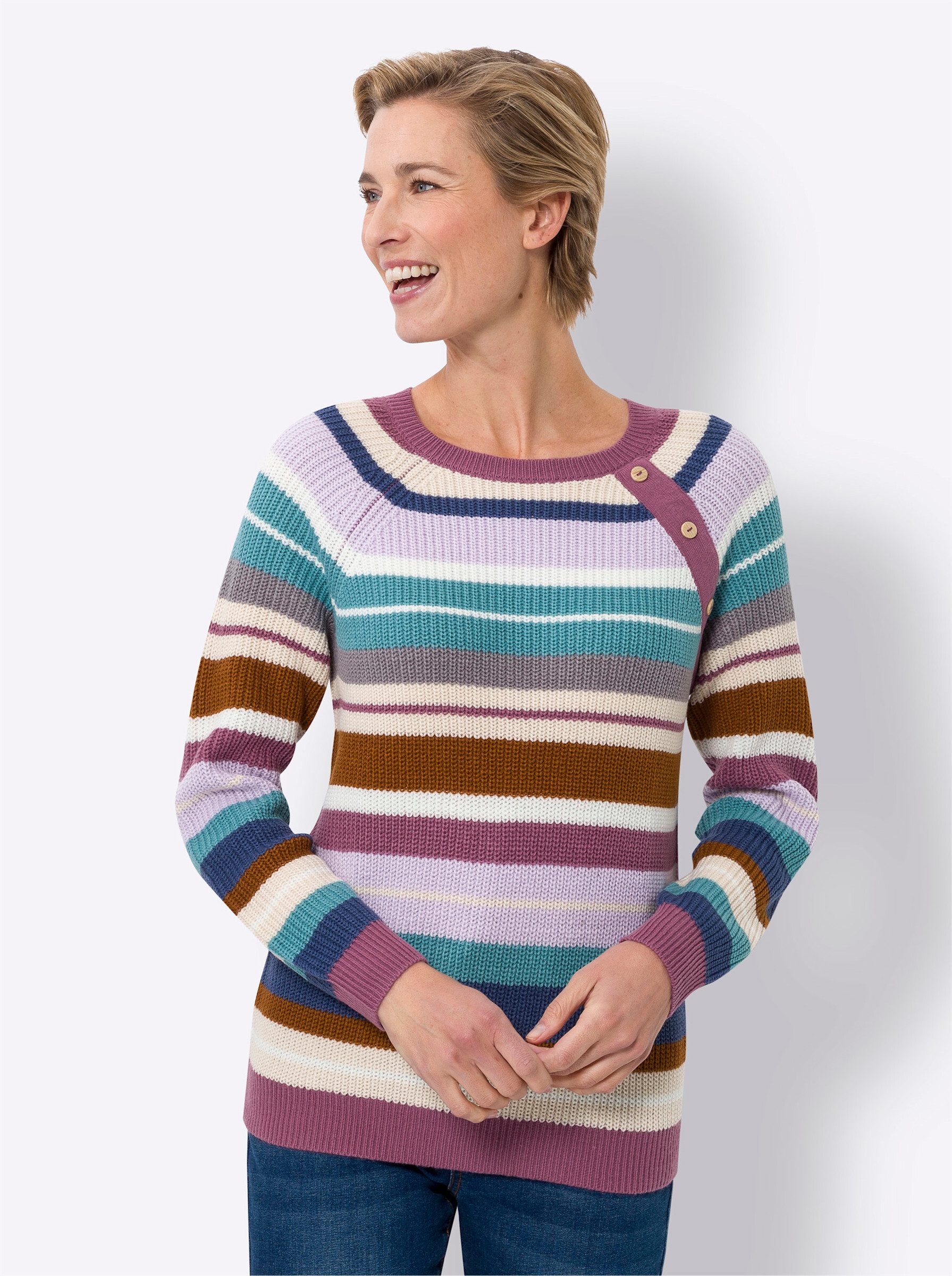 Strickpullover Langarm-Pullover
