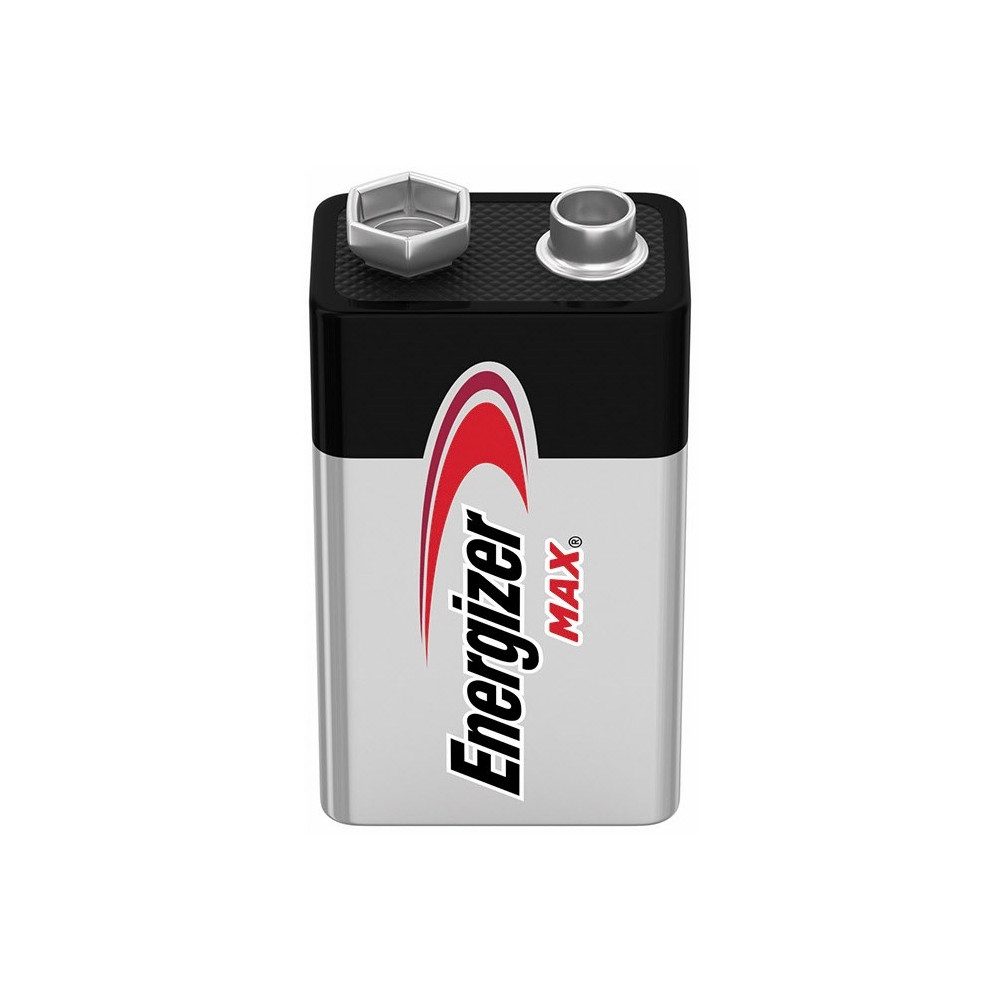 Energizer Energizer Max E-Block 9V Batterie 1er Blister Batterie Fotobatterie, (9 V Block-Batterien V), Bis zu 5 Jahre lagerfähig