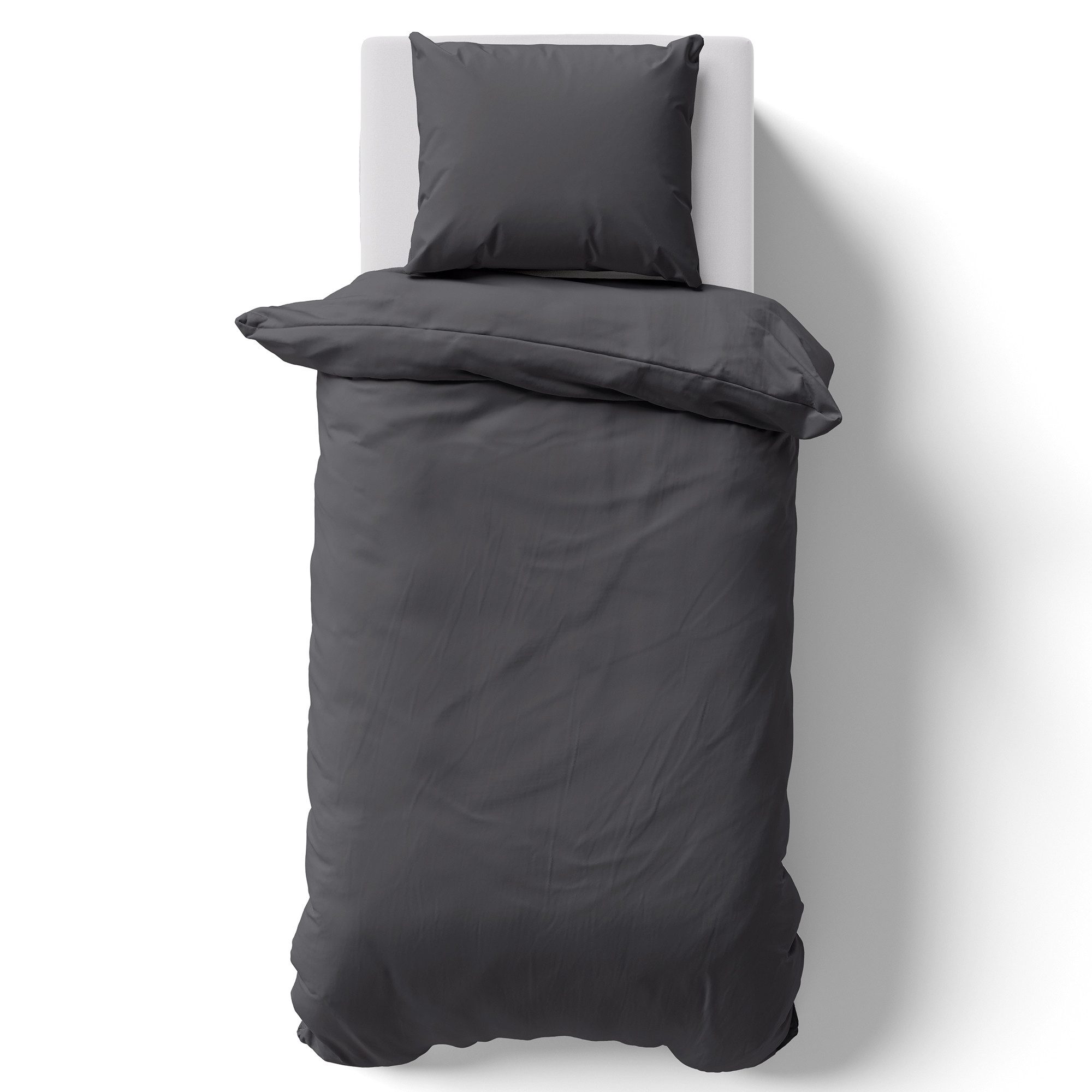 NYVI Bettwäsche Bettwäsche DreamScience Mikrofaser Uni, Microfaser, YKK Rei günstig online kaufen