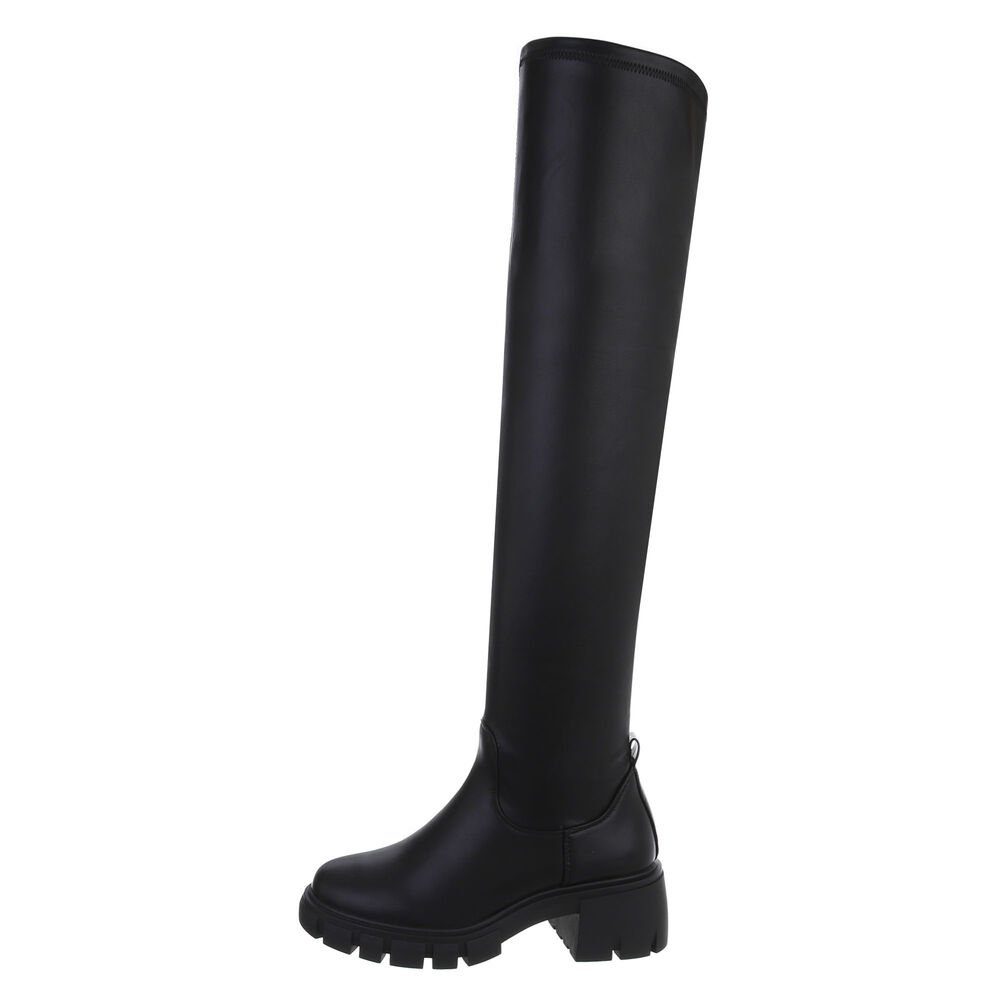 Ital-Design Damen Freizeit Plateaustiefel (80951101) Blockabsatz günstig online kaufen