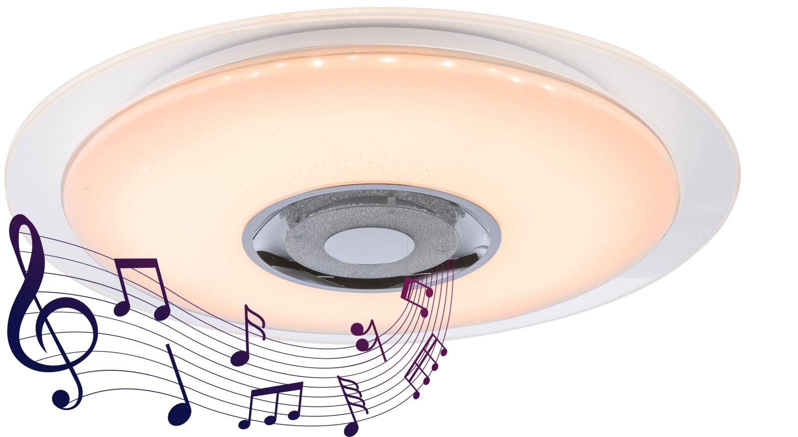 LED Lautsprecher Globo Wohnzimmer Deckenleuchte Deckenleuchte Deckenlampe GLOBO Bluetooth