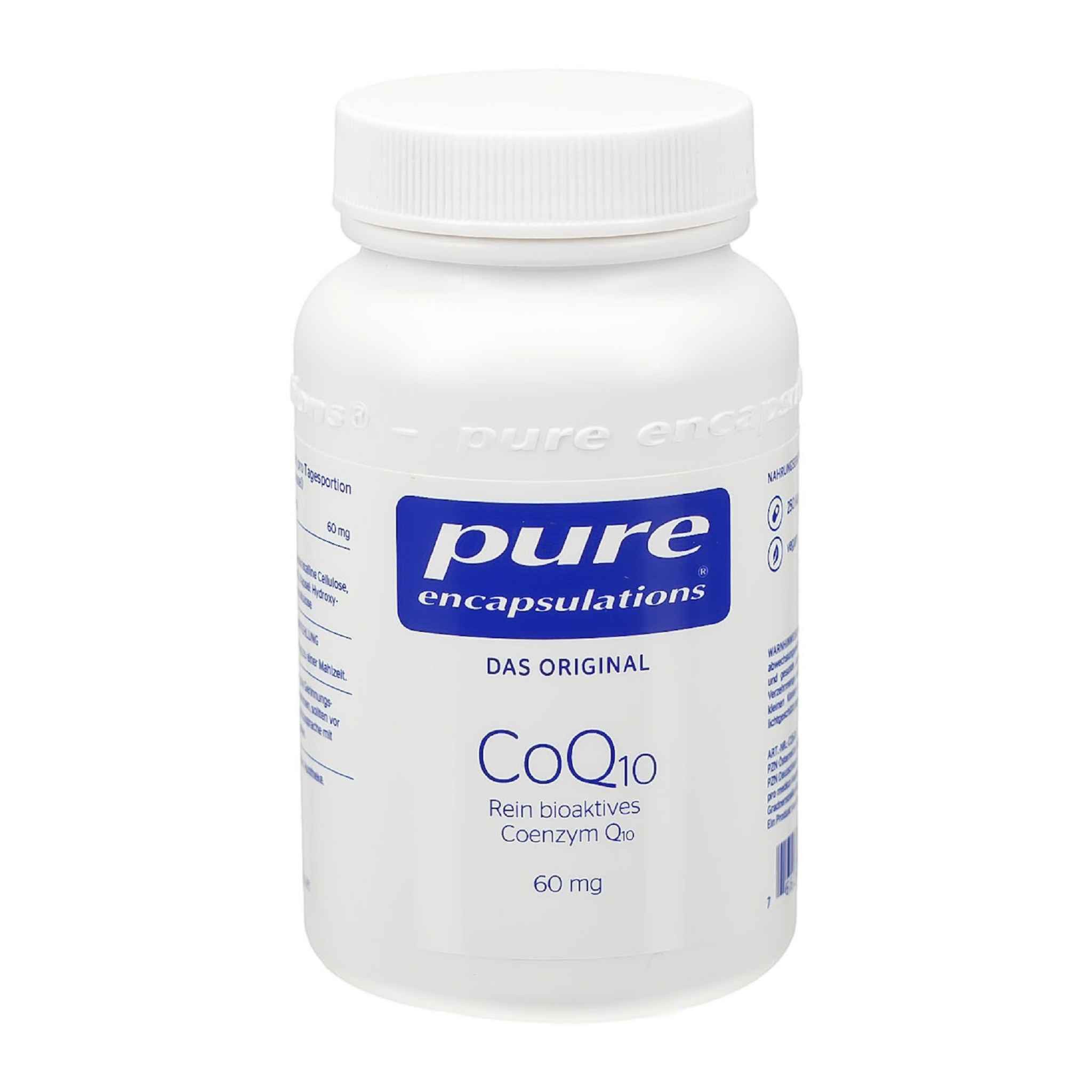 pro medico GmbH PURE ENCAPSULATIONS CoQ10 60 mg Kapseln Kapsel