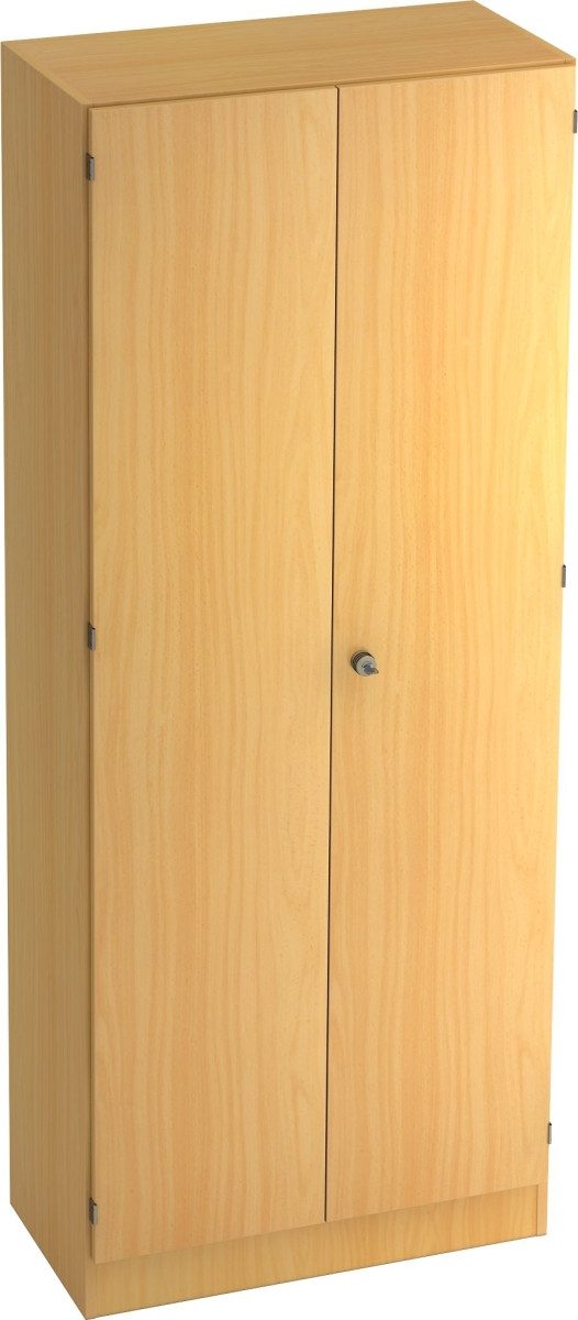 HAMMERBACHER Garderobenschrank Garderobeschrank Solid 5OH BxTxH 80x42x200,4cm Griff SG Buche/Buche