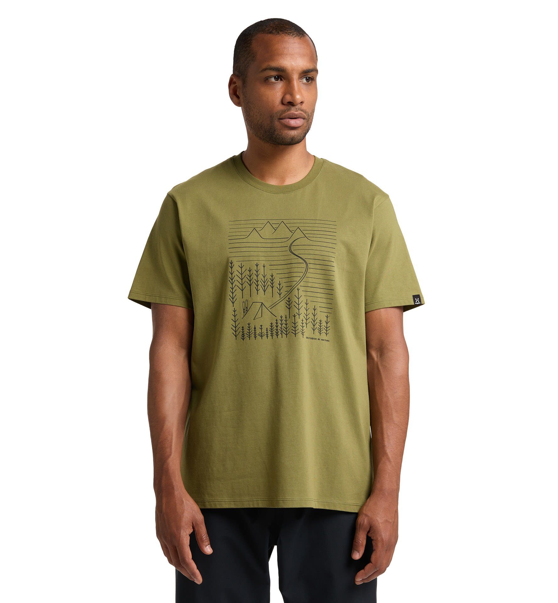 Haglöfs T-Shirt Kurzarm-Shirt Tee M Green Camp Green Haglöfs Herren