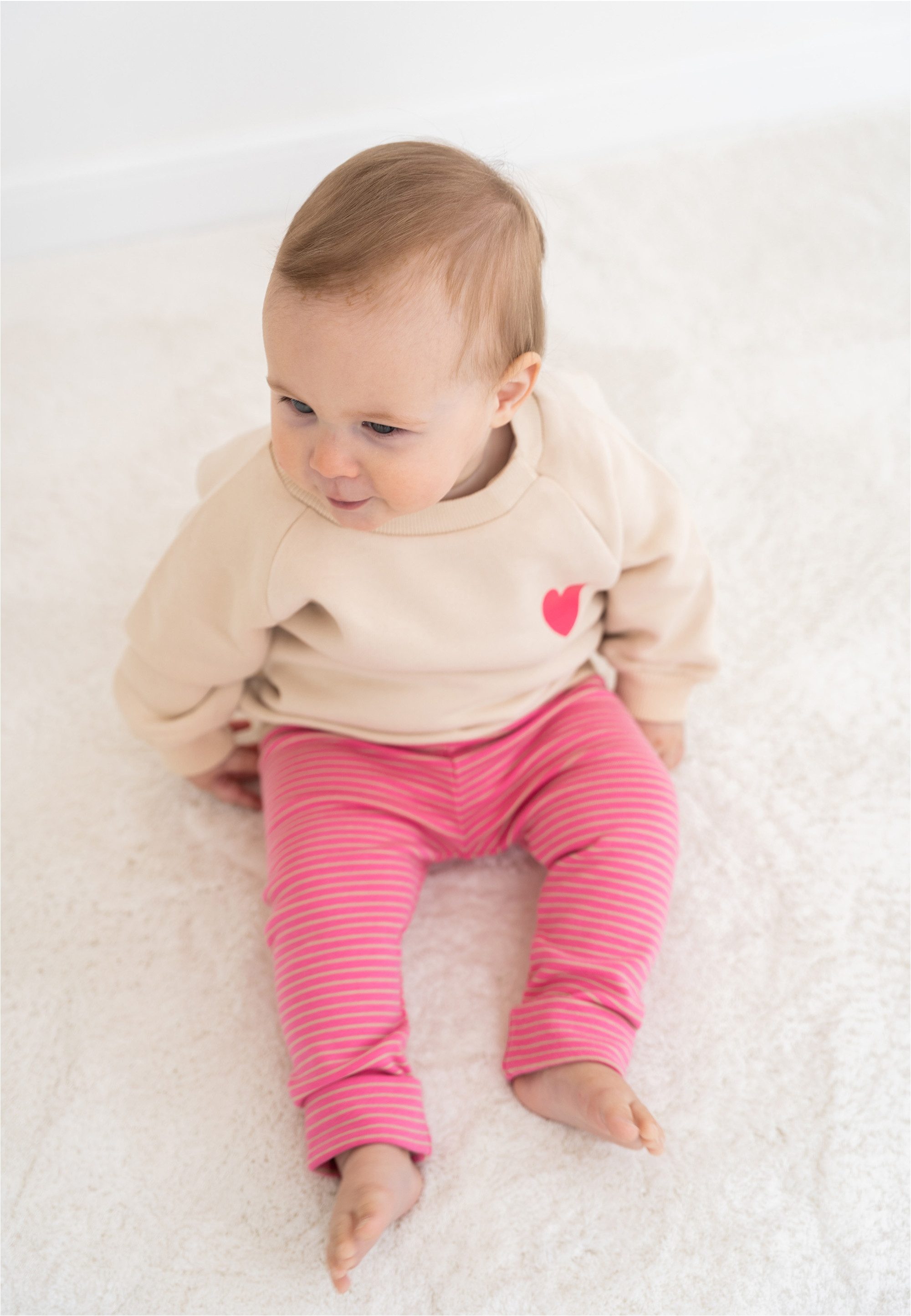 Liliput Sweatanzug Herz, mit elastischen Bündchen