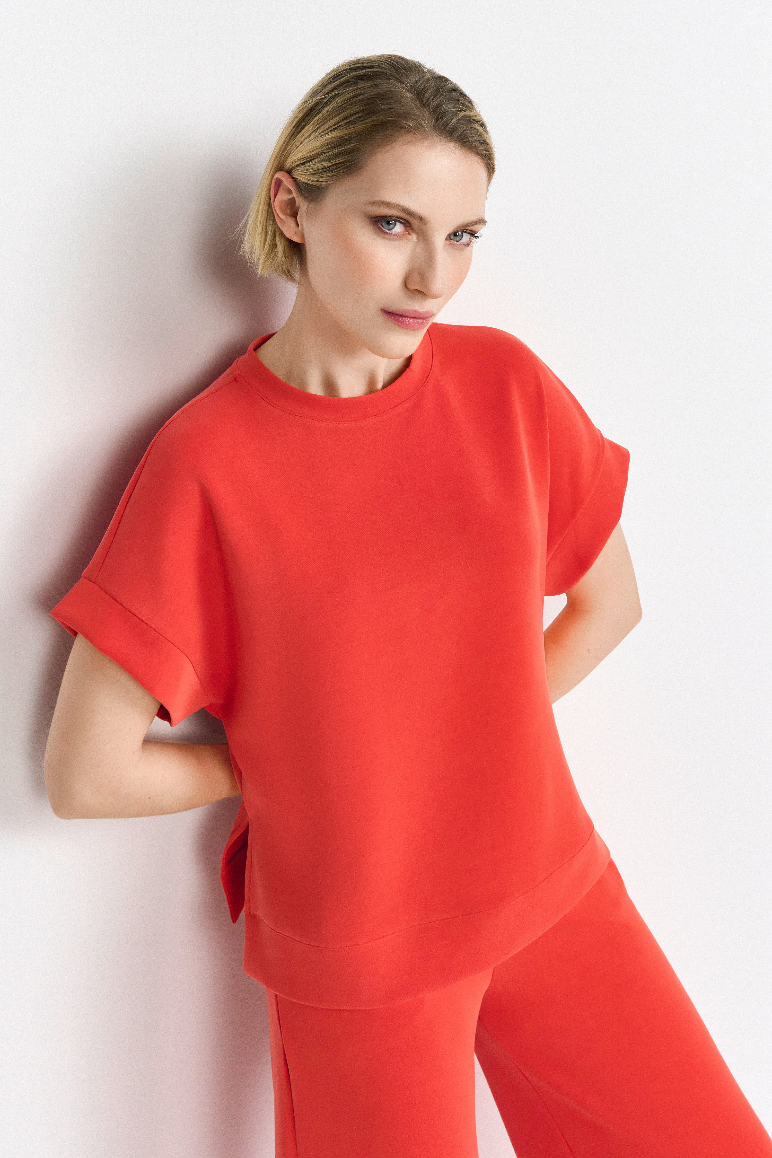 RICHROYAL Sweatshirt aus weicher, fester, gepeachter günstig online kaufen