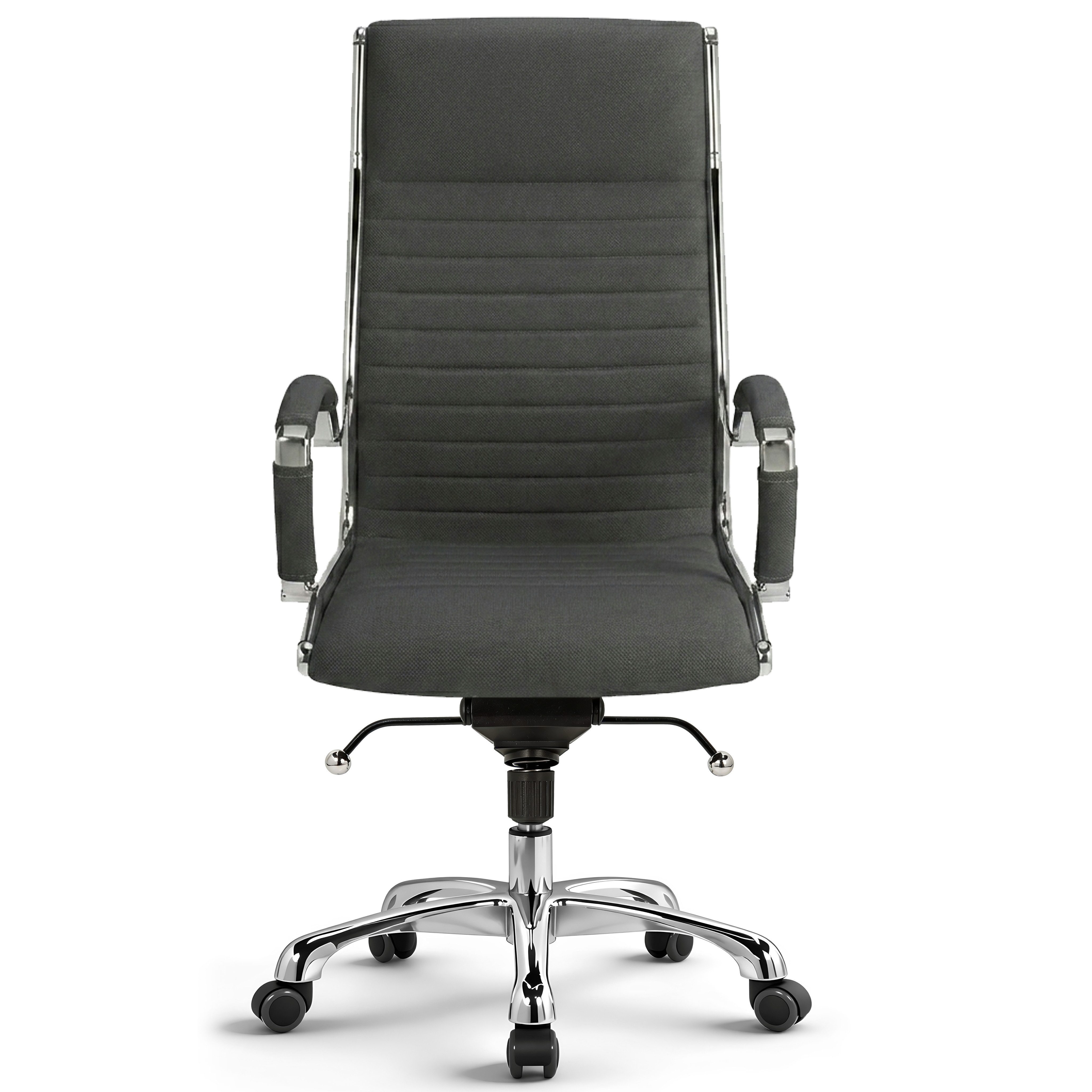 Versee Chefsessel VERSEE Montreal Bürostuhl Stoff, 150kg belastbar, ergonomisch (Drehstuhl für Arbeitszimmer und Home Office), mit Lendenstütze, höhenverstellbar, gepolstert, Wippmechanik
