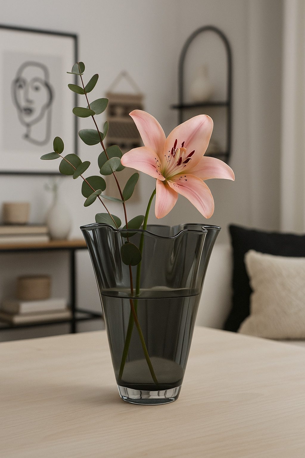 Signature Home Collection Tischvase (1 Stück, 1 St., 1x Glasvase), Handgefertigt in Europa, mundgeblasene Glasvase in Premiumqualität