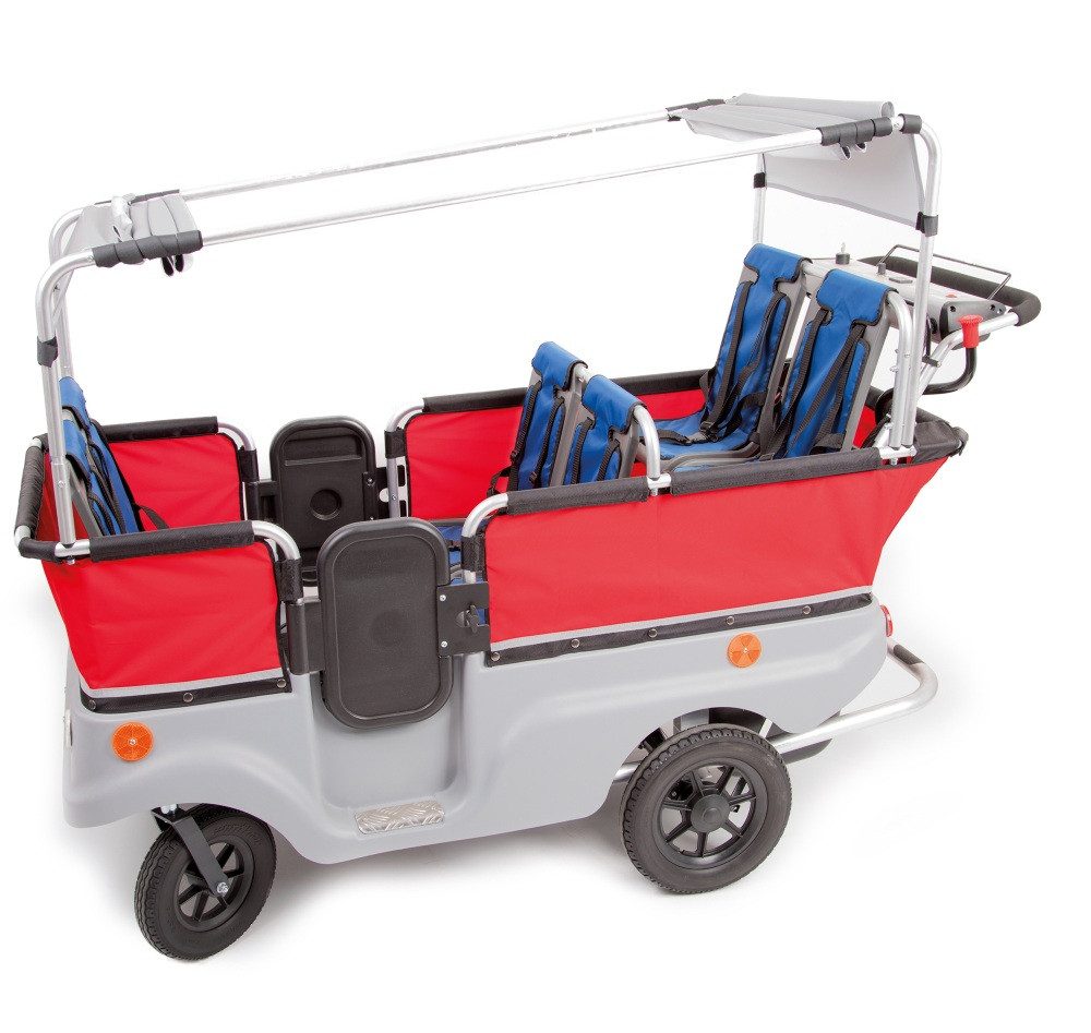 Winther Zwillings-Kombikinderwagen Winther Sonnenschutz für 2 Sitzplätze für E-Turtle