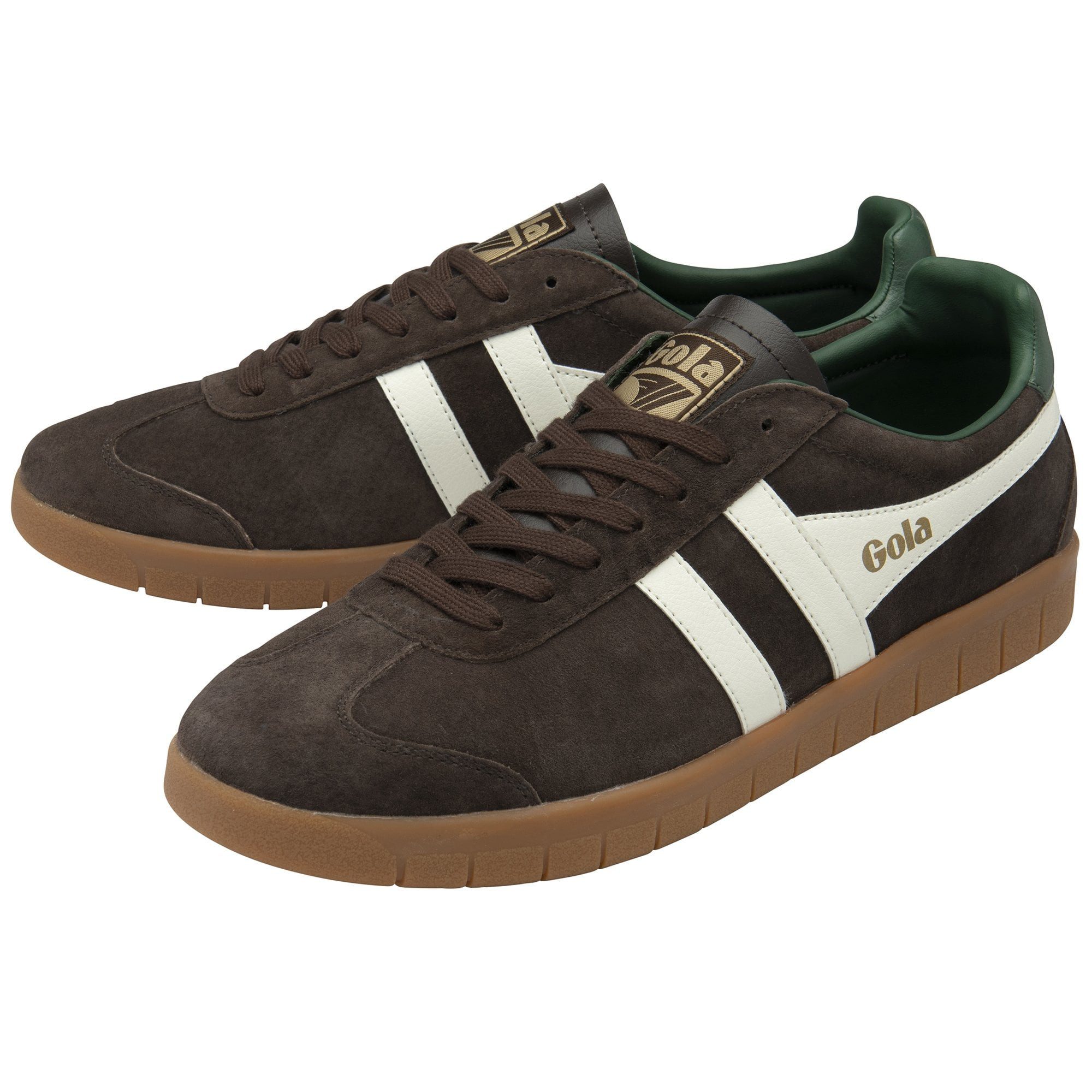 Hurricane Suede 2025 mokkabraun/offweiss/immergrün Herren Sneaker