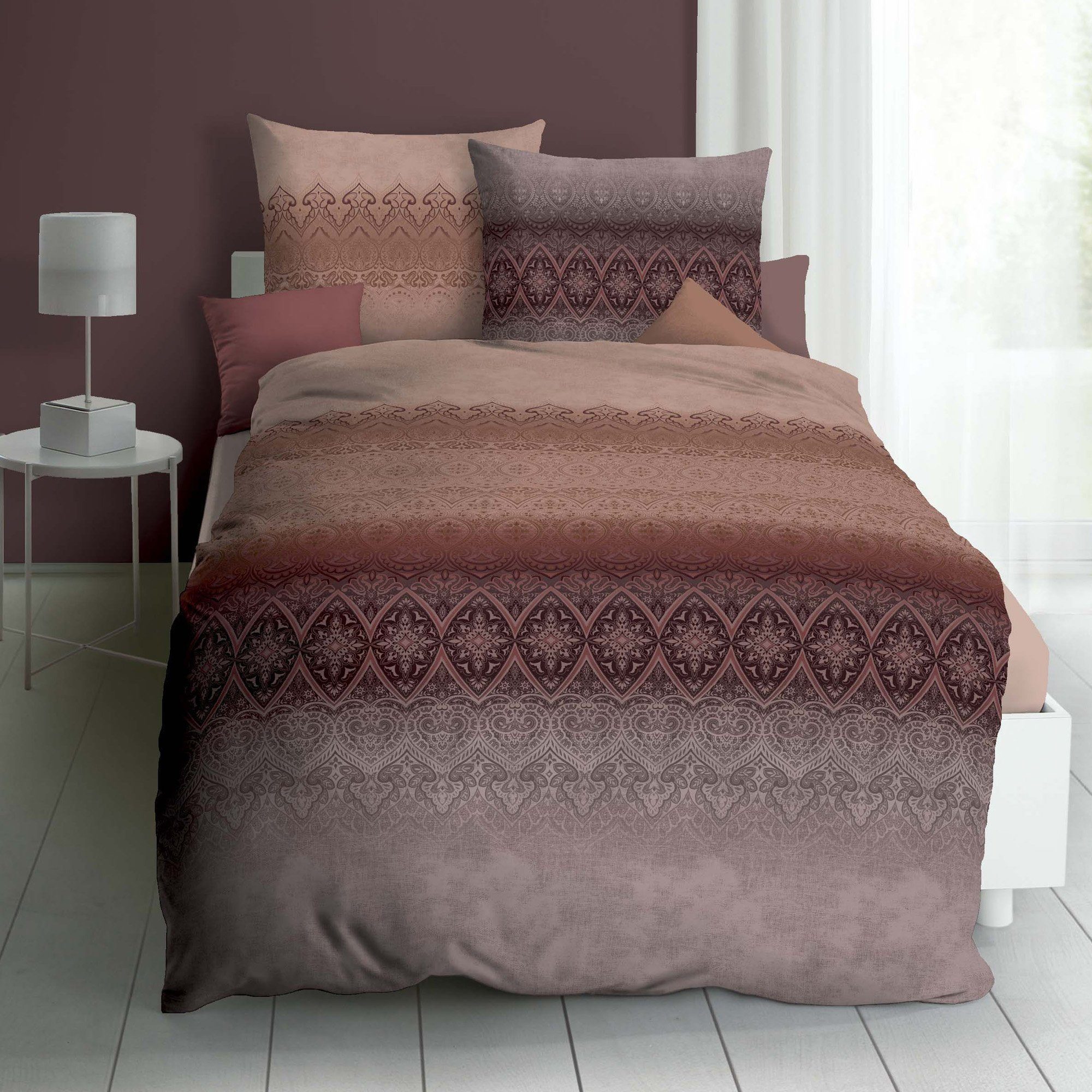Kaeppel Bettwäsche Bettwäsche "Crystal", Mako-Satin, Ornamente günstig online kaufen