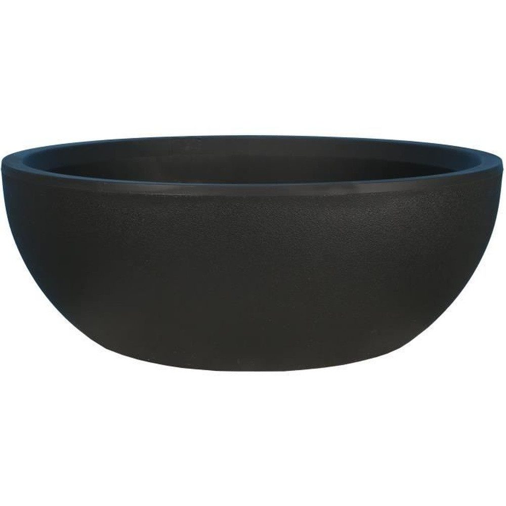 Riviera System Blumentopf Riviera – Blumentopfzuschnitt – Granit D40 – Schwarz