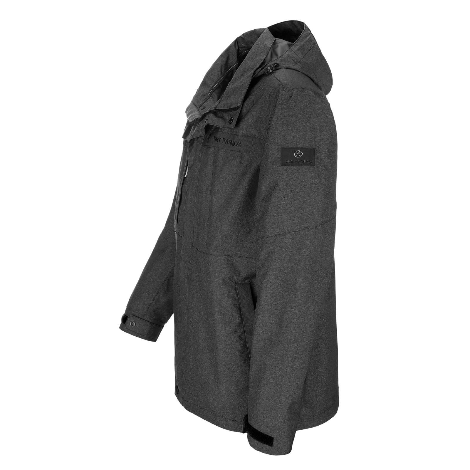 Dry Fashion Funktionsjacke Emden Herren Jacke Emden Meliert - Outdoor-Jacke Wasserdicht mit Innenfutter