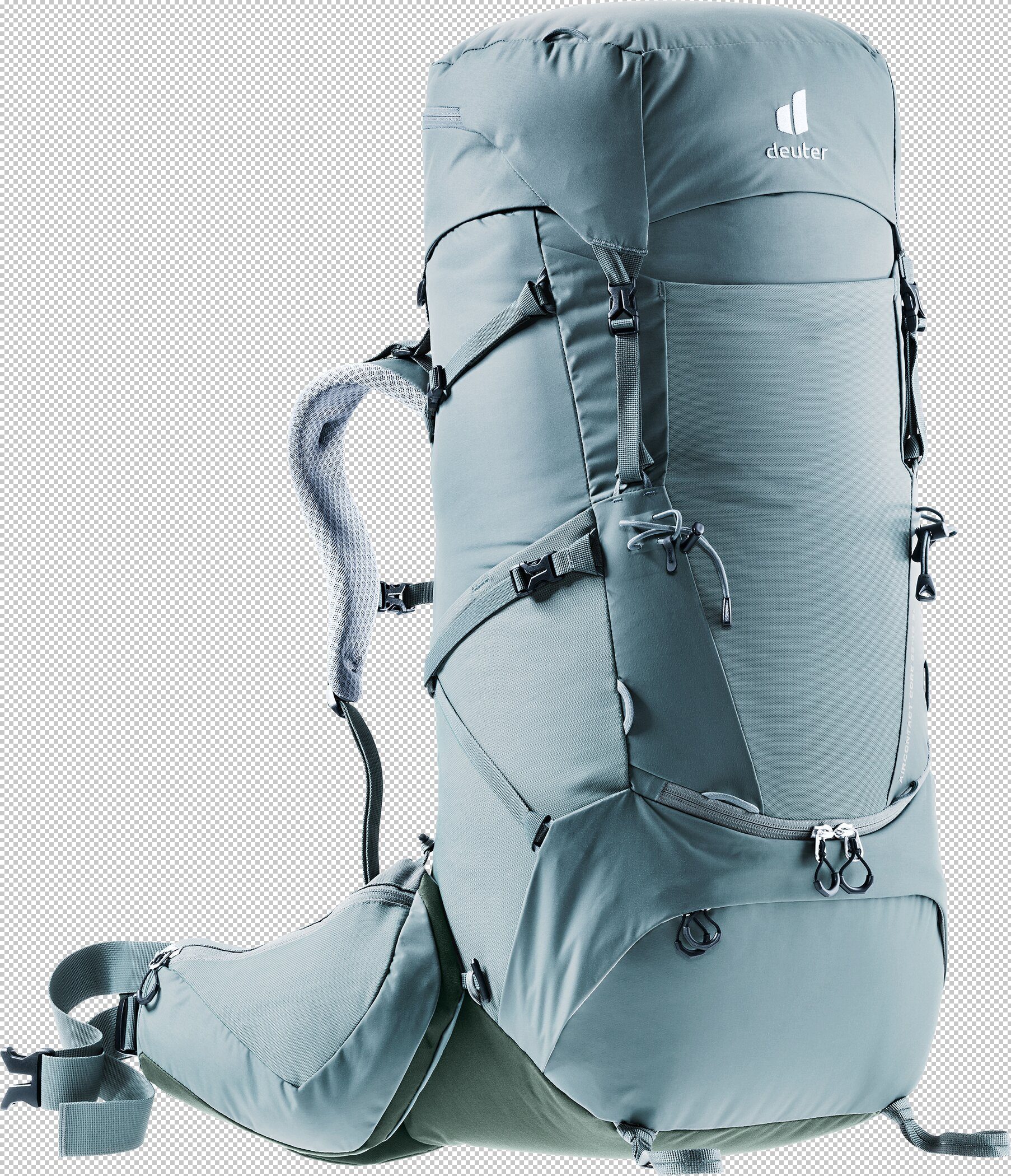 deuter Trekkingrucksack Aircontact Core 55+10 SL Trekkingrucksack shale-ivy (blau-grau) 4219 shale-ivy