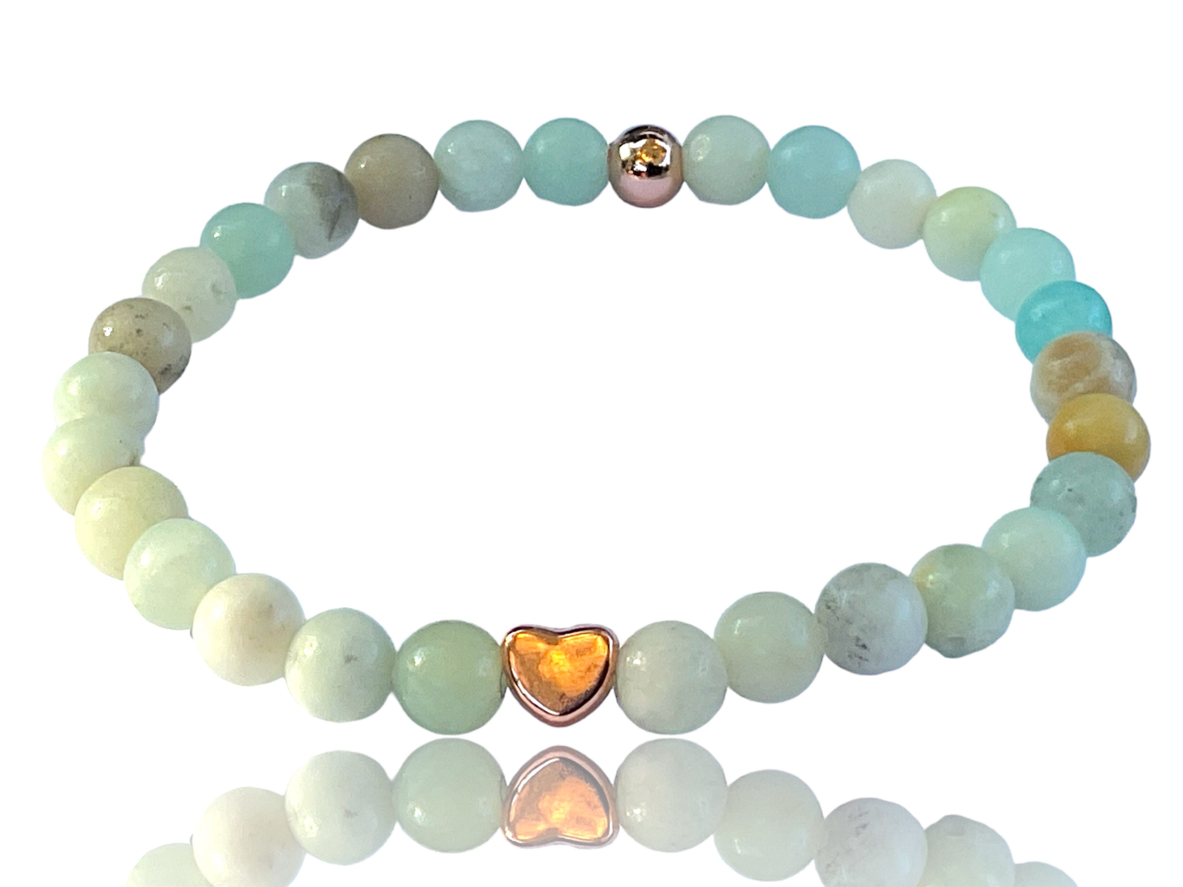 Steinfixx® Perlenarmband Edelstein Perlenarmband aus buntem günstig online kaufen