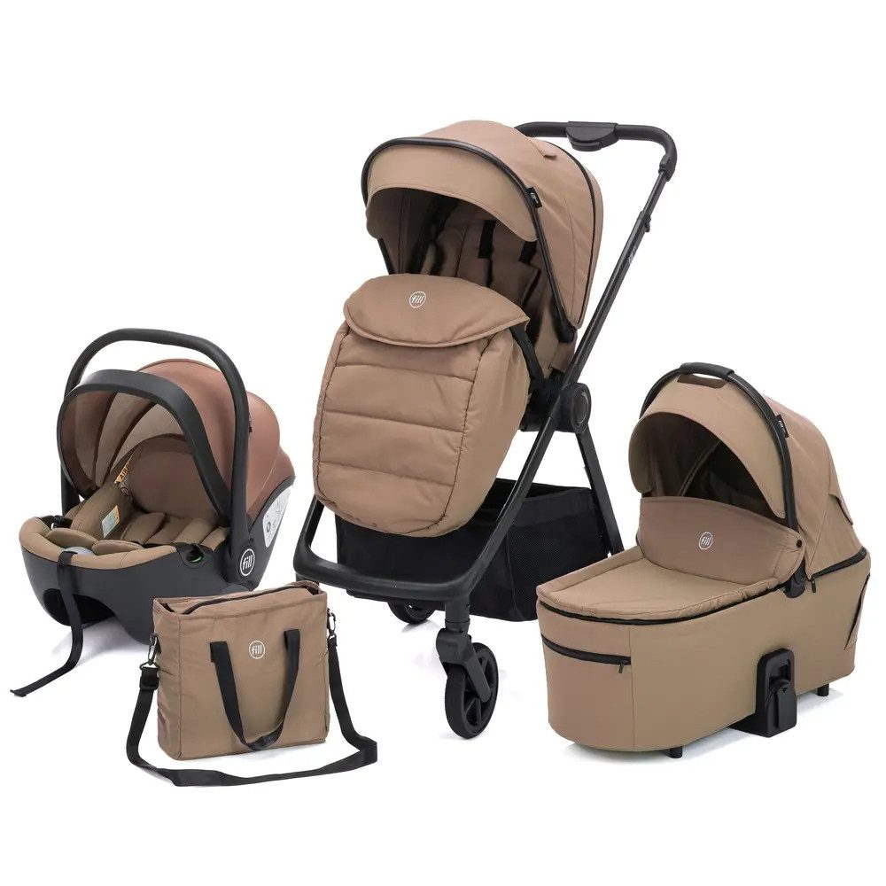 Fillikid Kinder-Buggy Kinderwagenset Lion sand