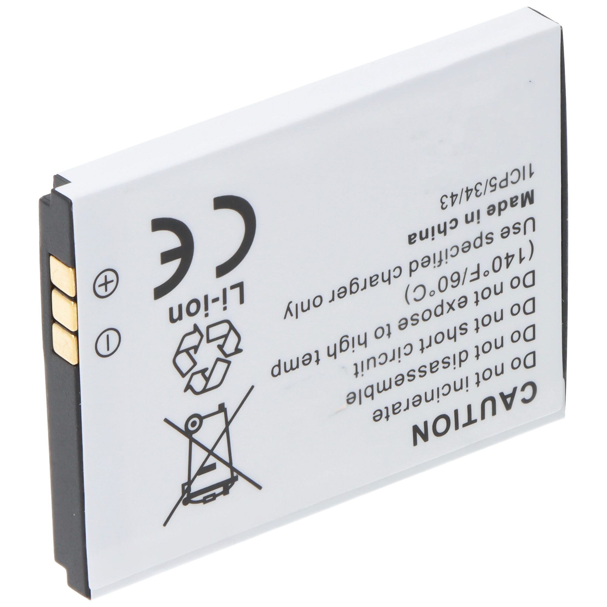 AccuCell Akku kompatibel für AVM FRITZ!Fon MT-F, M2, C4, C5 Li-Ion Akku 312BA Akku
