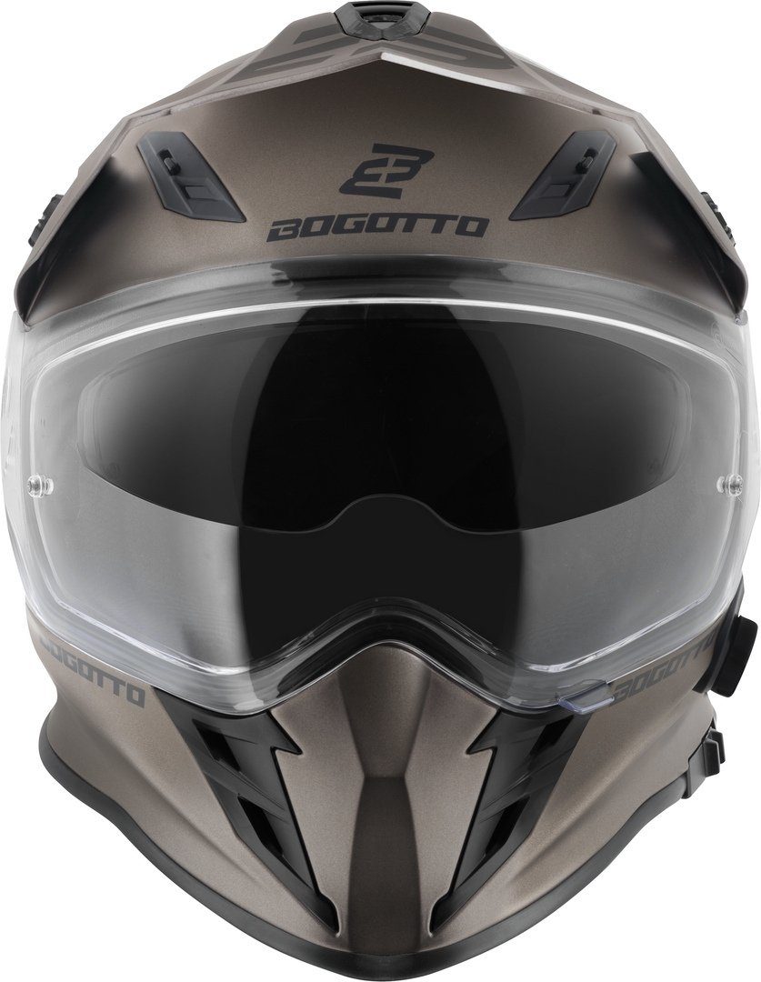Bogotto Motocrosshelm H331 BT Bluetooth Enduro Helm, Integriertes Kommunikationssystem,geeignet Für Brillenträger,vorb – Bild 5 von 5
