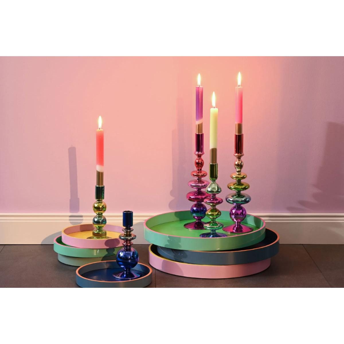 Giftcompany Kerzenhalter Kerzenständer Shanghai Rot Pink (17,3cm) günstig online kaufen