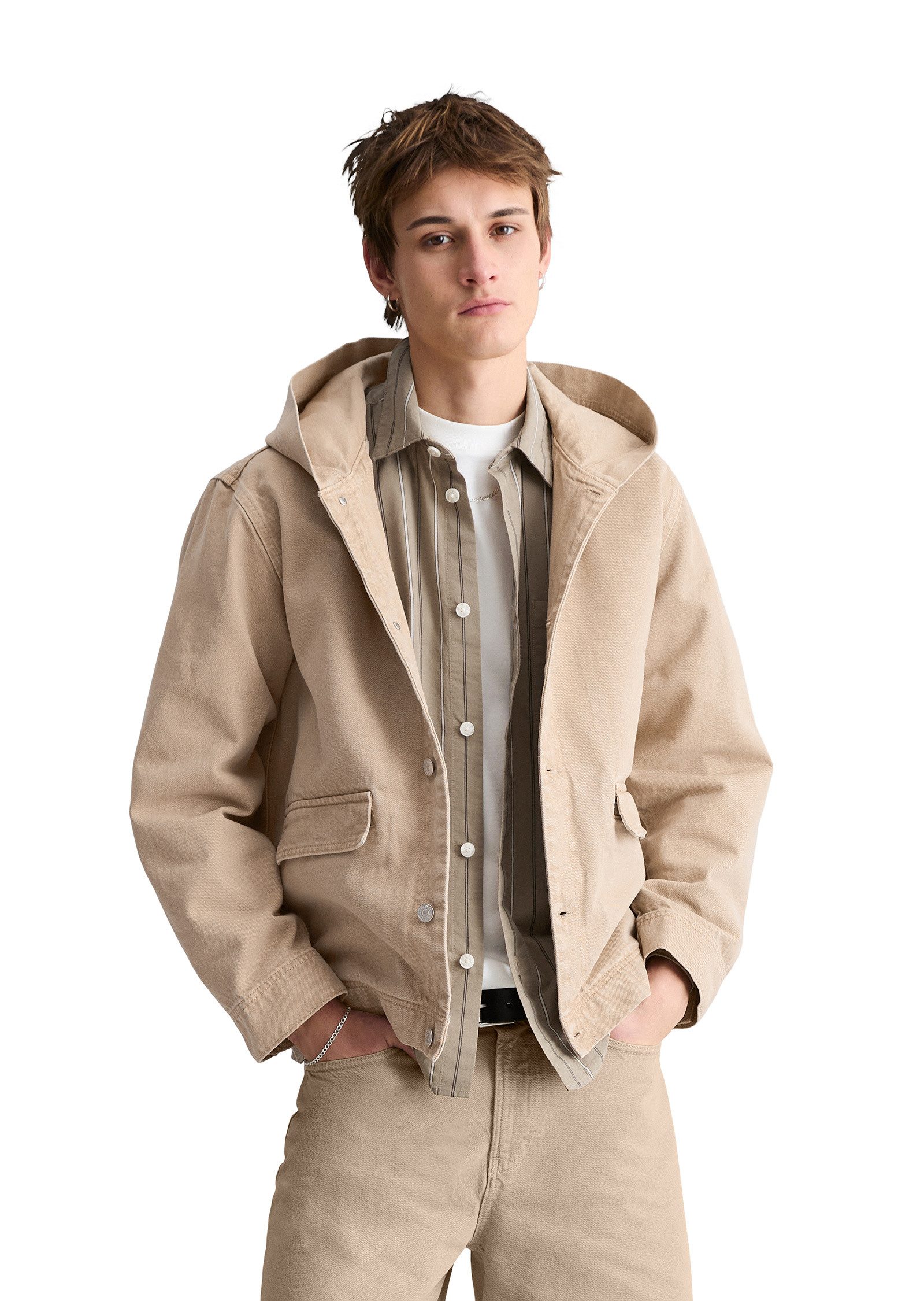 Marc O'Polo DENIM Jeansjacke aus robustem Bio-Baumwoll-Denim