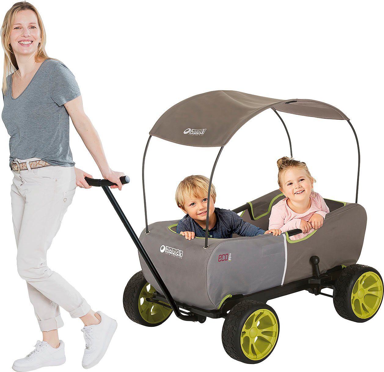 Mobil, bis Bollerwagen FOR belastbar Eco TOYS hauck KIDS Hauck 50 faltbar, kg