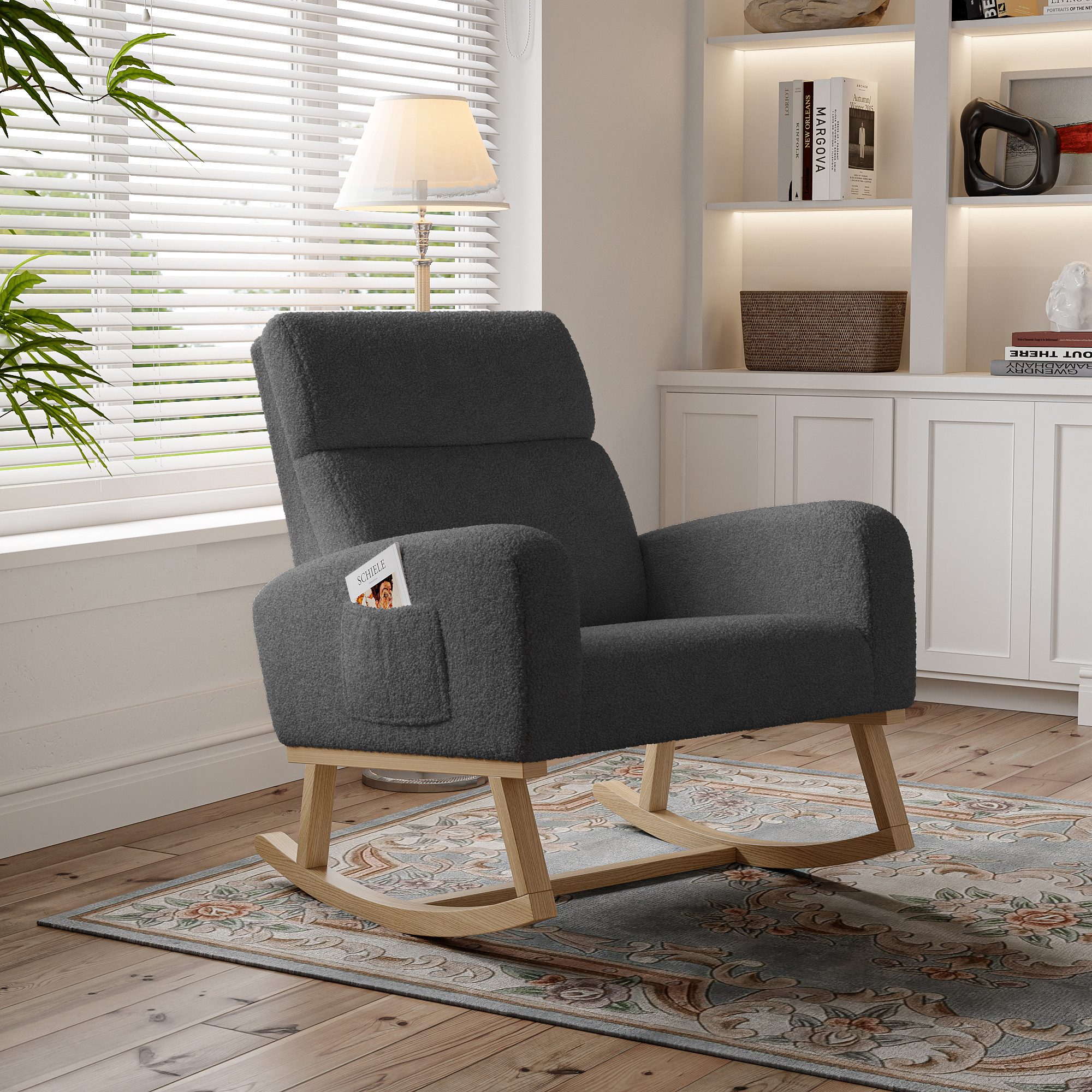 FUROKOY Schaukelstuhl Relaxsessel Schaukelsessel Es gibt günstig online kaufen