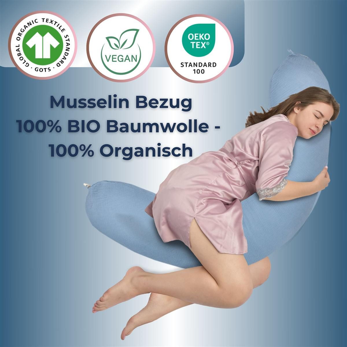 SEI Design Stillkissenbezüge Bezüg für Stillkissen Lagerungskissen Seitensc günstig online kaufen