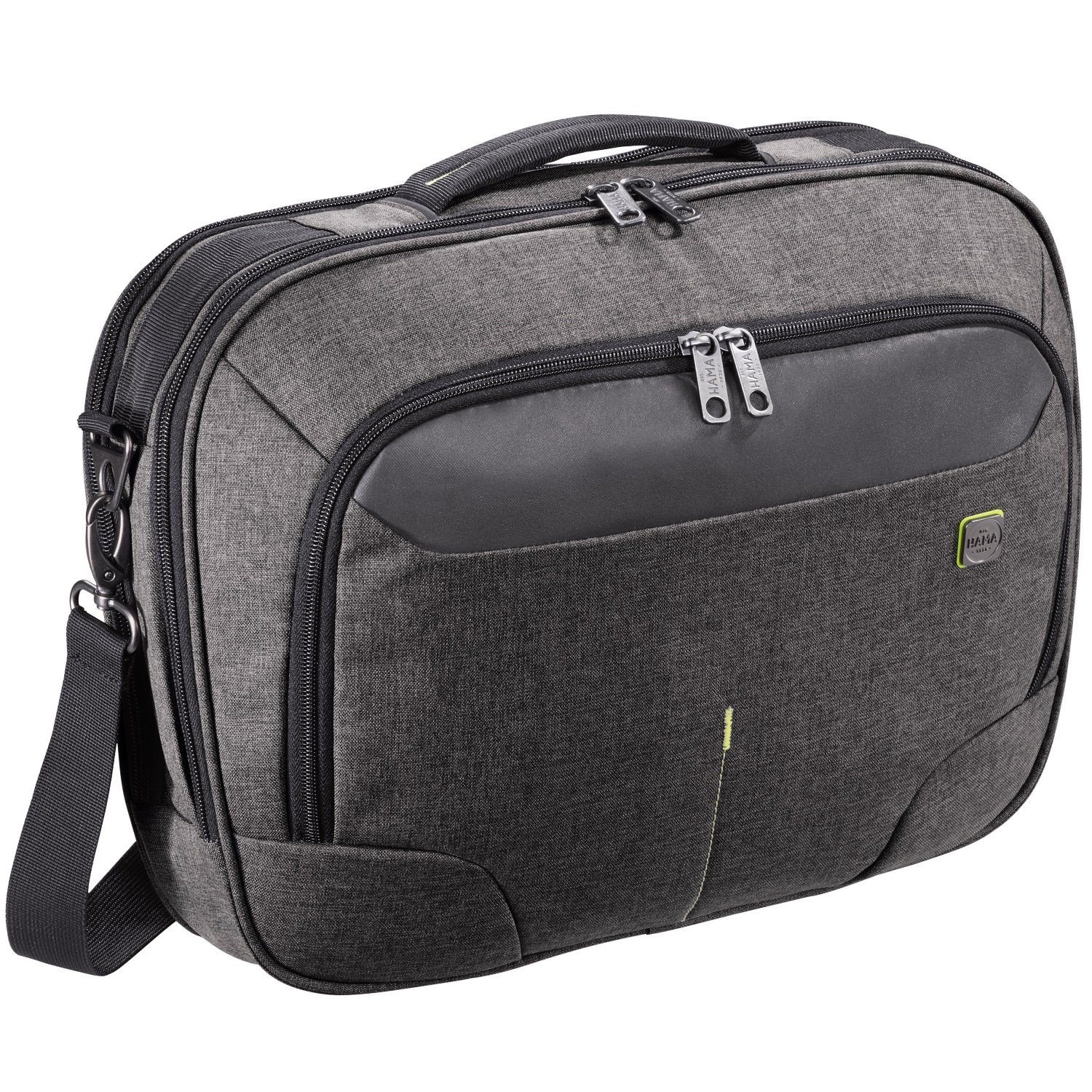 Hama Laptoptasche Notebook-Tasche Frankfurt Laptop-Sleeve Case, Business Hülle Tablet-Fach A4-Ordner Organizer Zubehör Schultergurt
