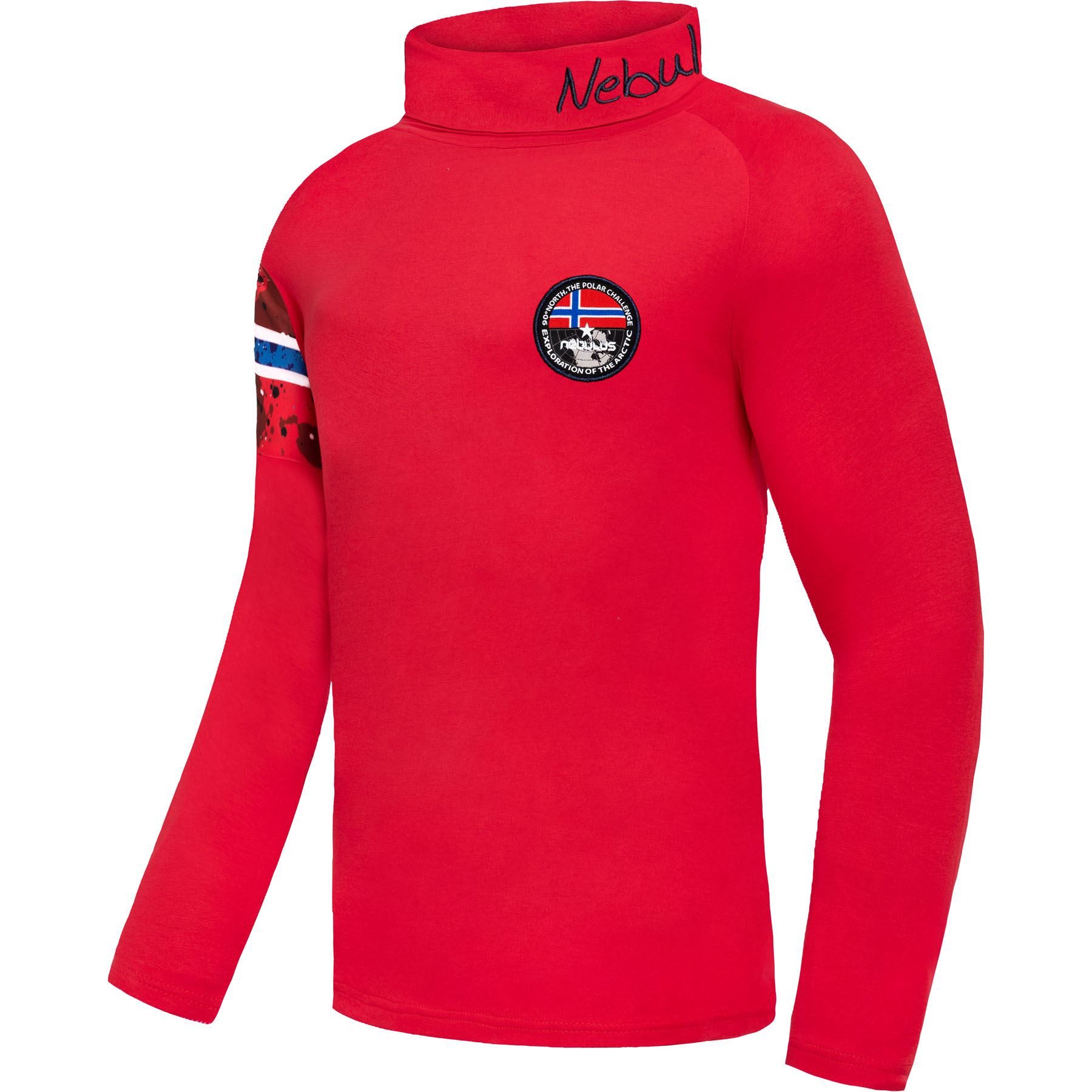 Rollkragenpullover DOWNY, P4931 - Herren, rot, XXL