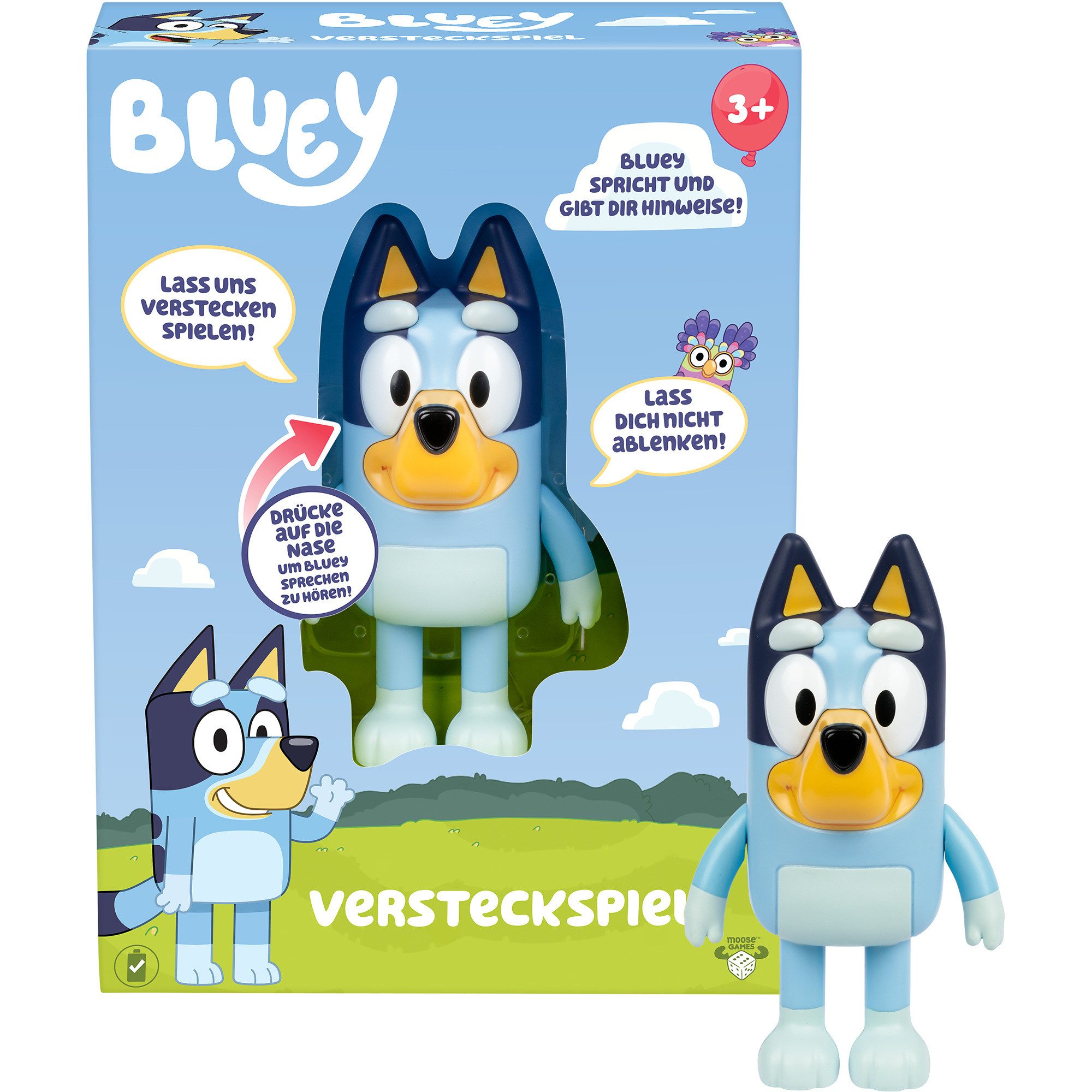 Moose Toys Spielfigur Moose Toys Bluey - Versteckspiel, Spielfigur
